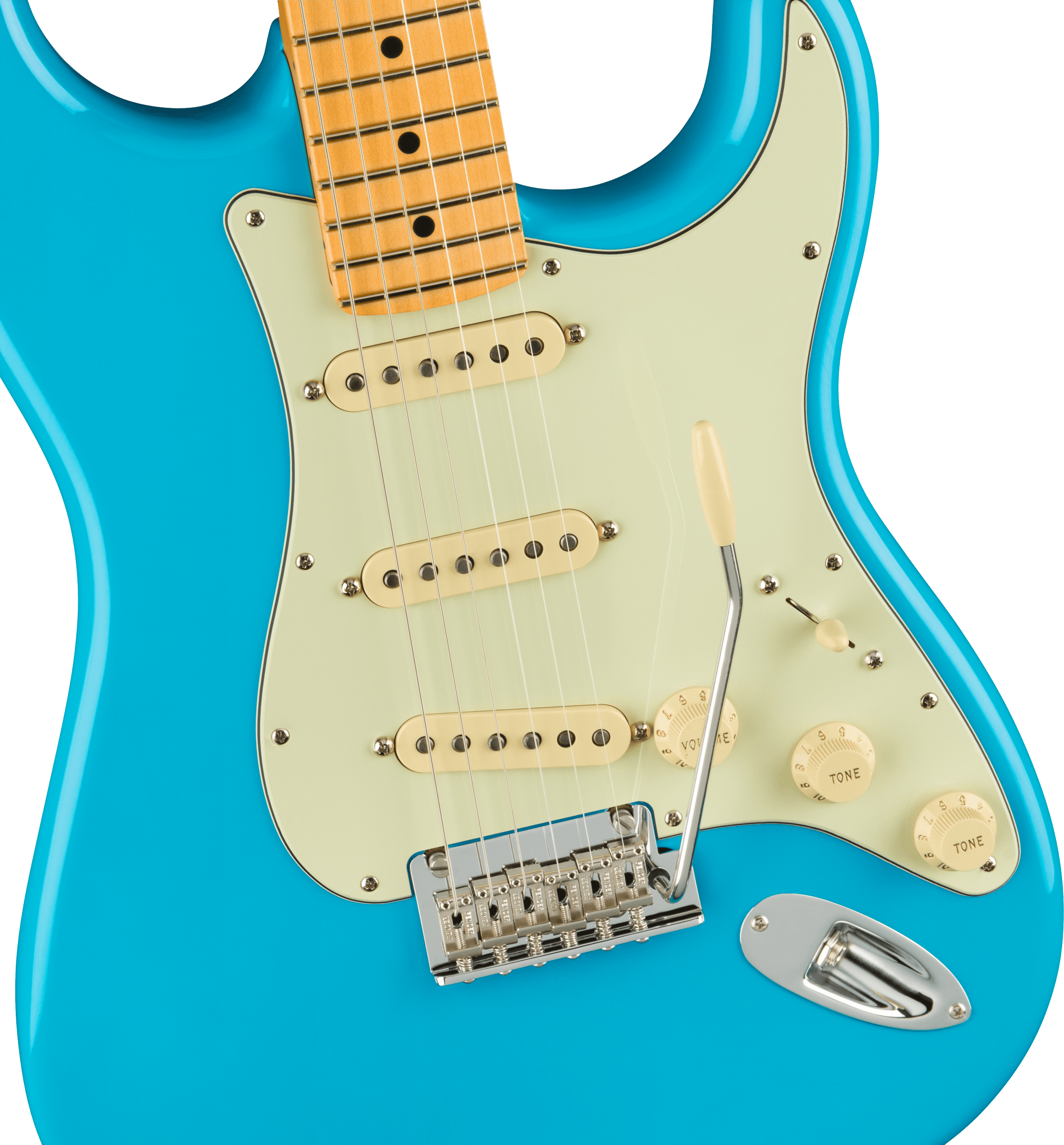 American Professional II Stratocaster®, Maple Fingerboard, Miami Blue