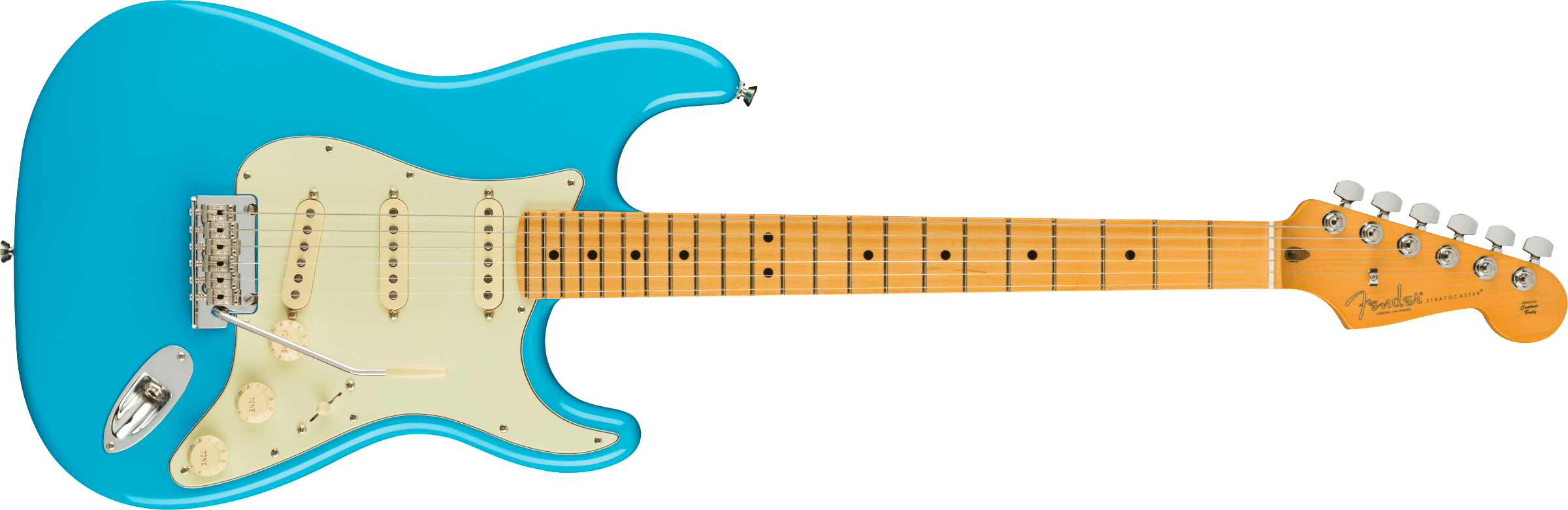 American Professional II Stratocaster®, Maple Fingerboard, Miami Blue