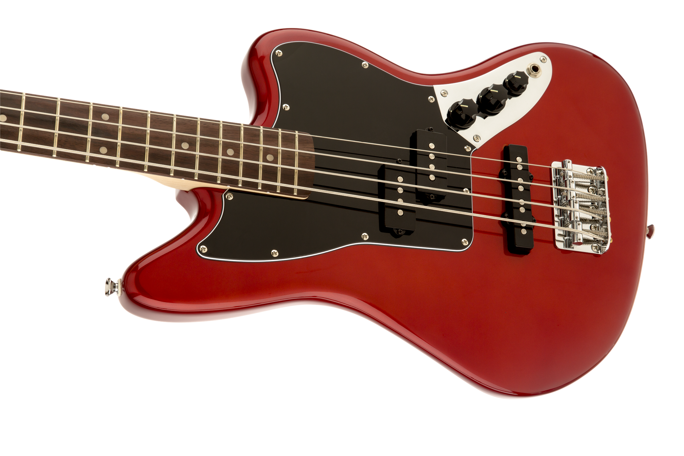 Vintage Modified Jaguar® Bass Special SS, Rosewood Fingerboard, Candy Apple Red