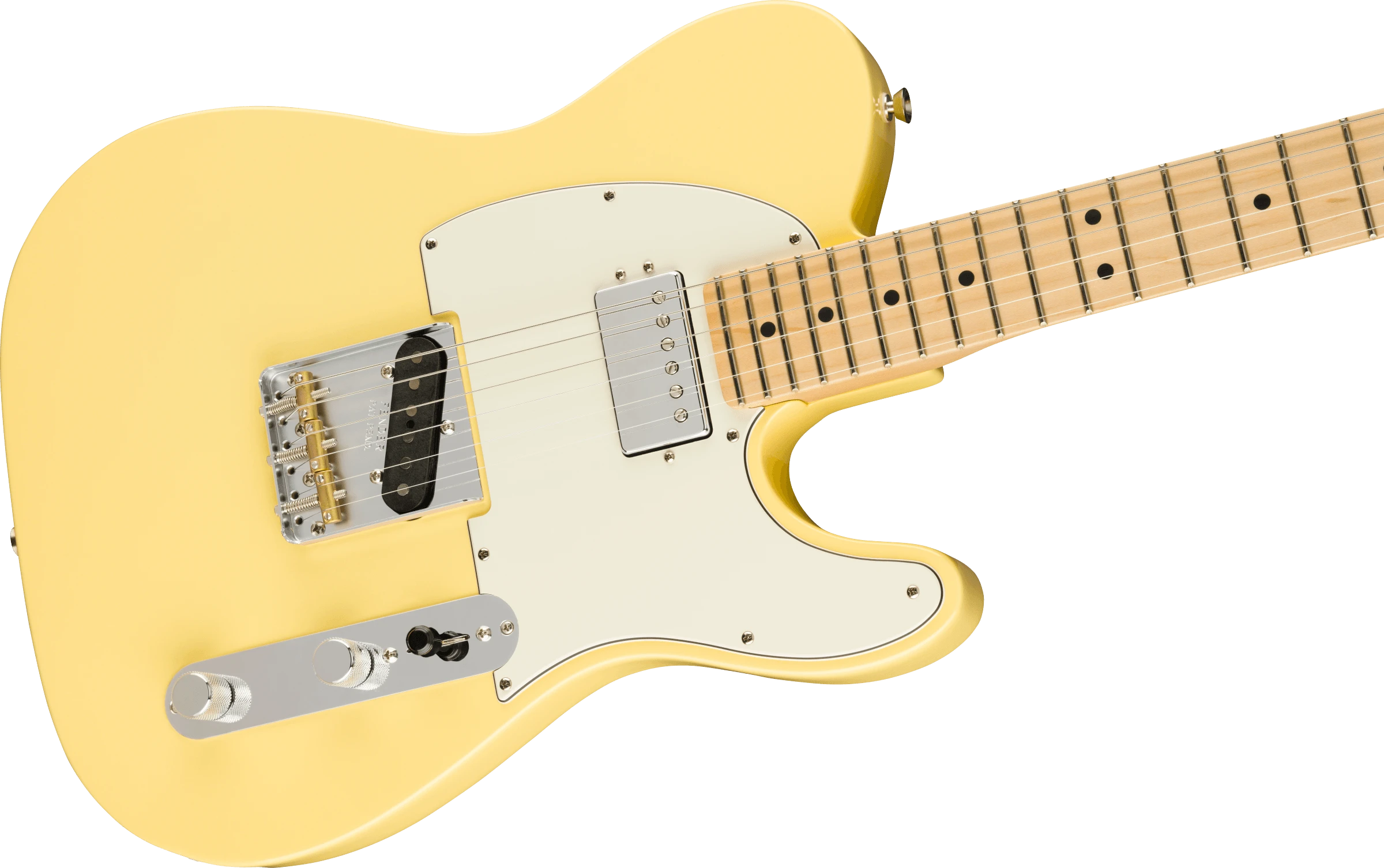 Fender® American Performer Telecaster® with Humbucking, Maple Fingerboard, Vintage White
