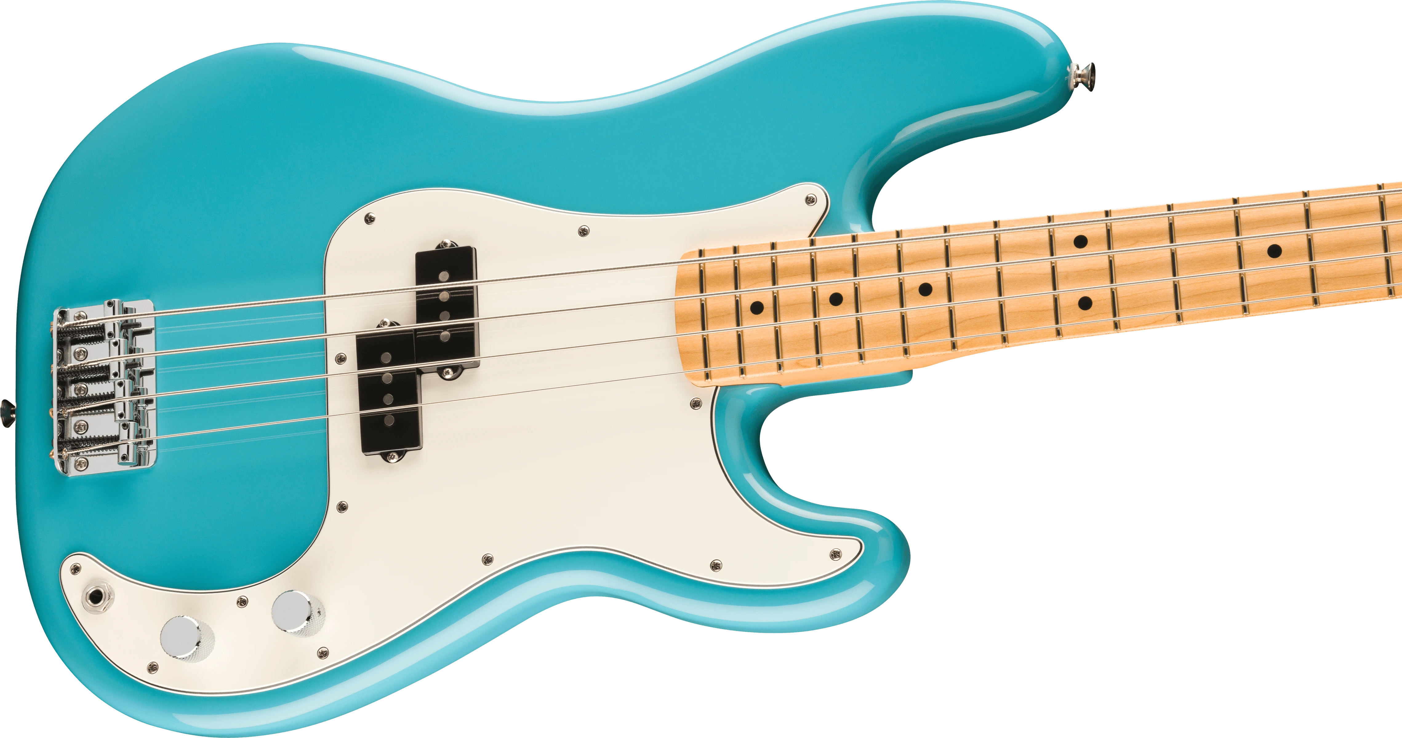 Fender® Player II Precision Bass®, Maple Fingerboard, Aquatone Blue