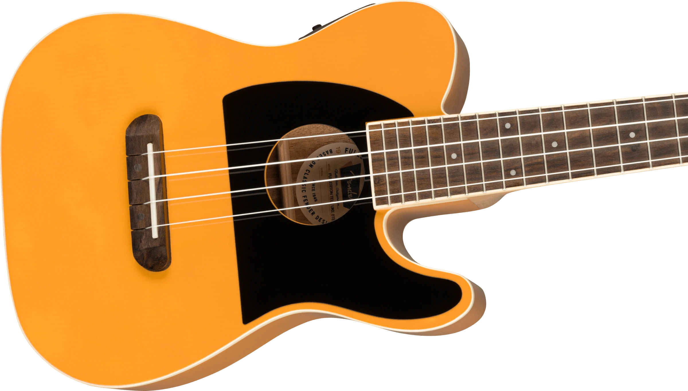 Fender® Fullerton Tele® Uke, Butterscotch Blonde