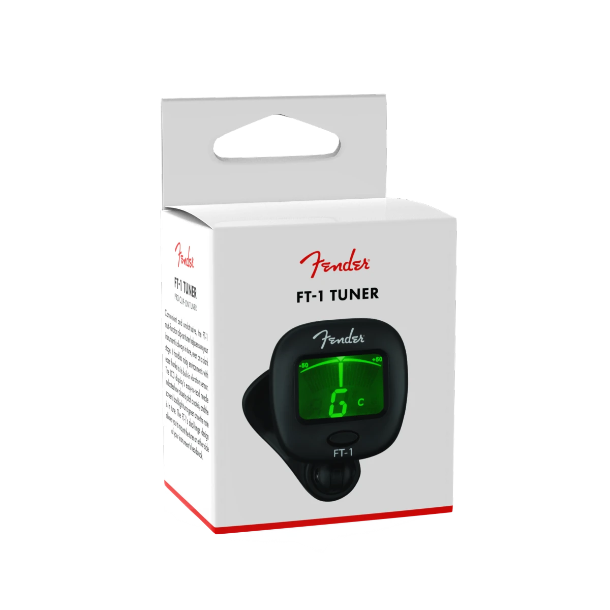 Fender® FT-1 Pro Clip-On Tuner, Black