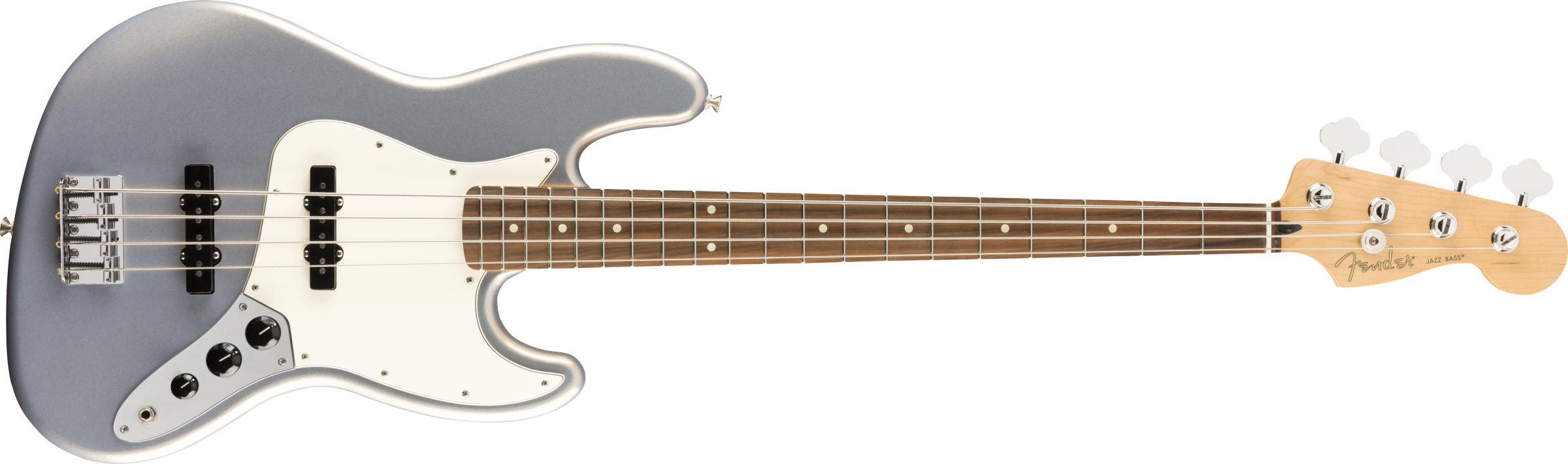 Fender® Player Jazz Bass®, Pau Ferro Fingerboard, Silver