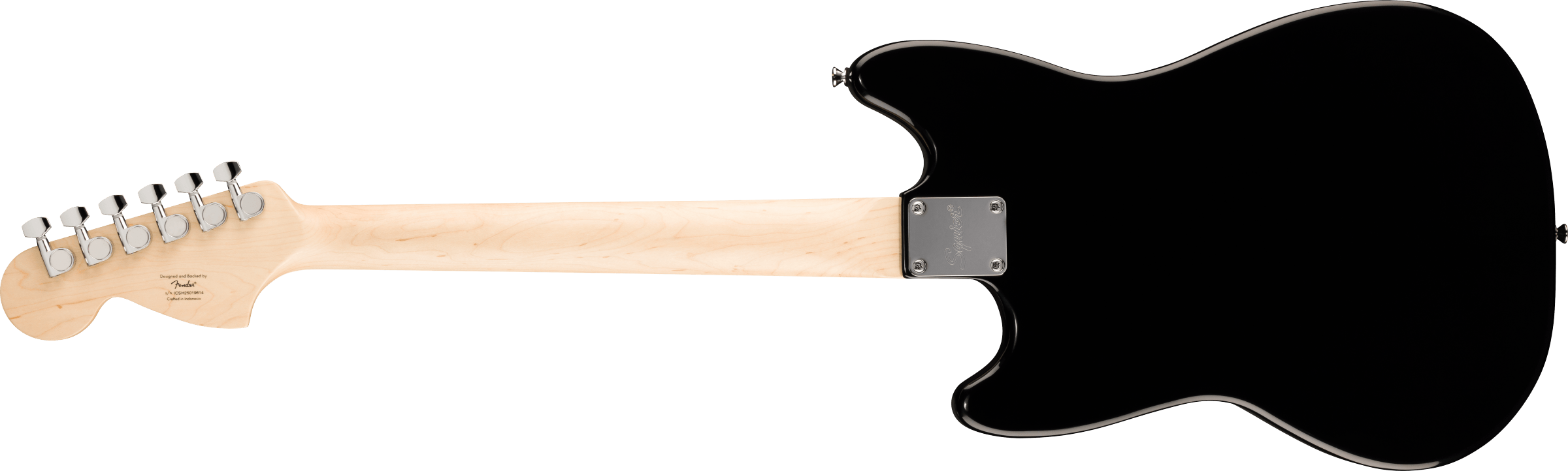 Squier® Squier Sonic® Mustang® HH, Laurel Fingerboard, Black Pickguard, Black