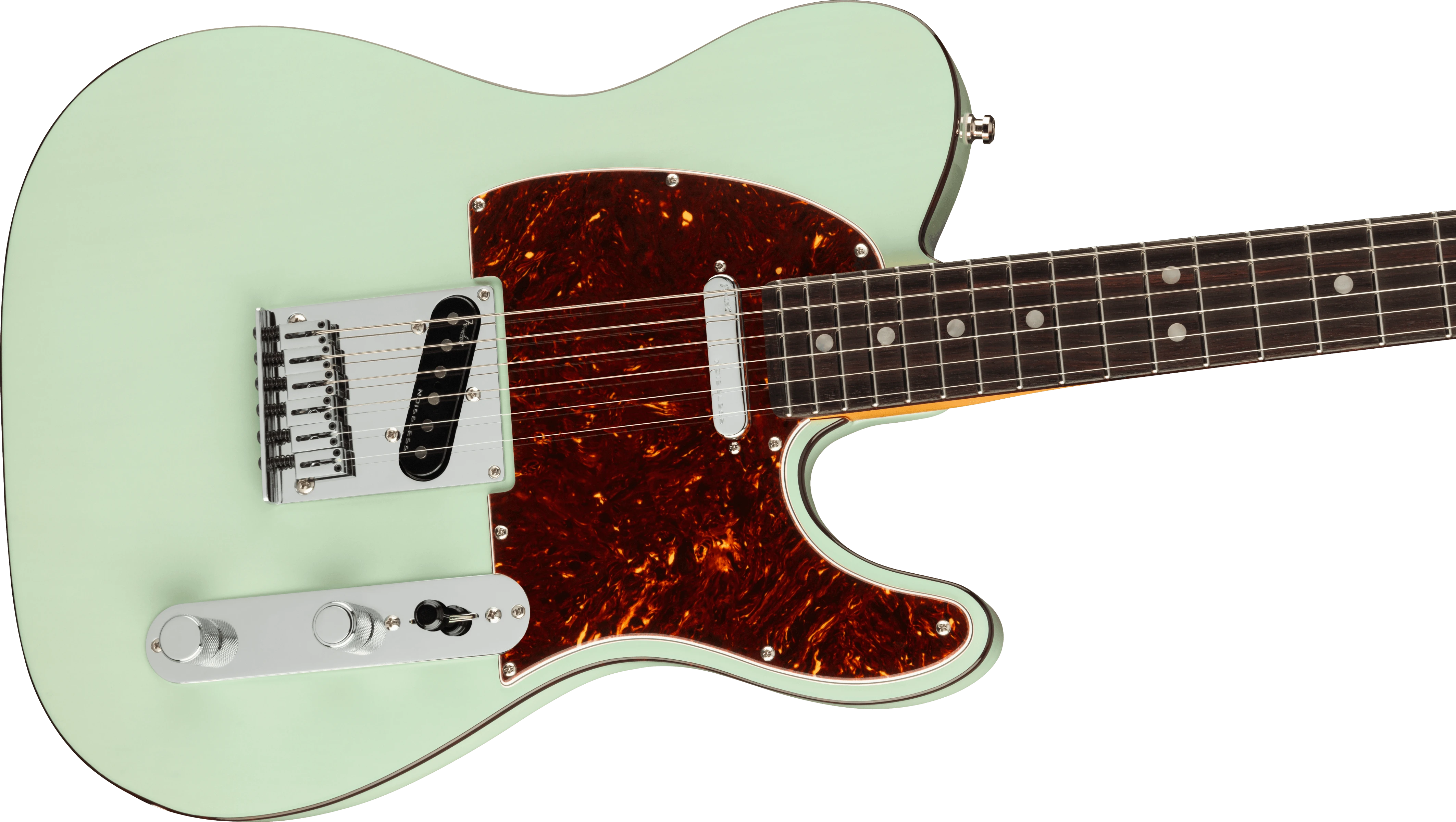 Fender® Ultra Luxe Telecaster®, Rosewood Fingerboard, Transparent Surf Green