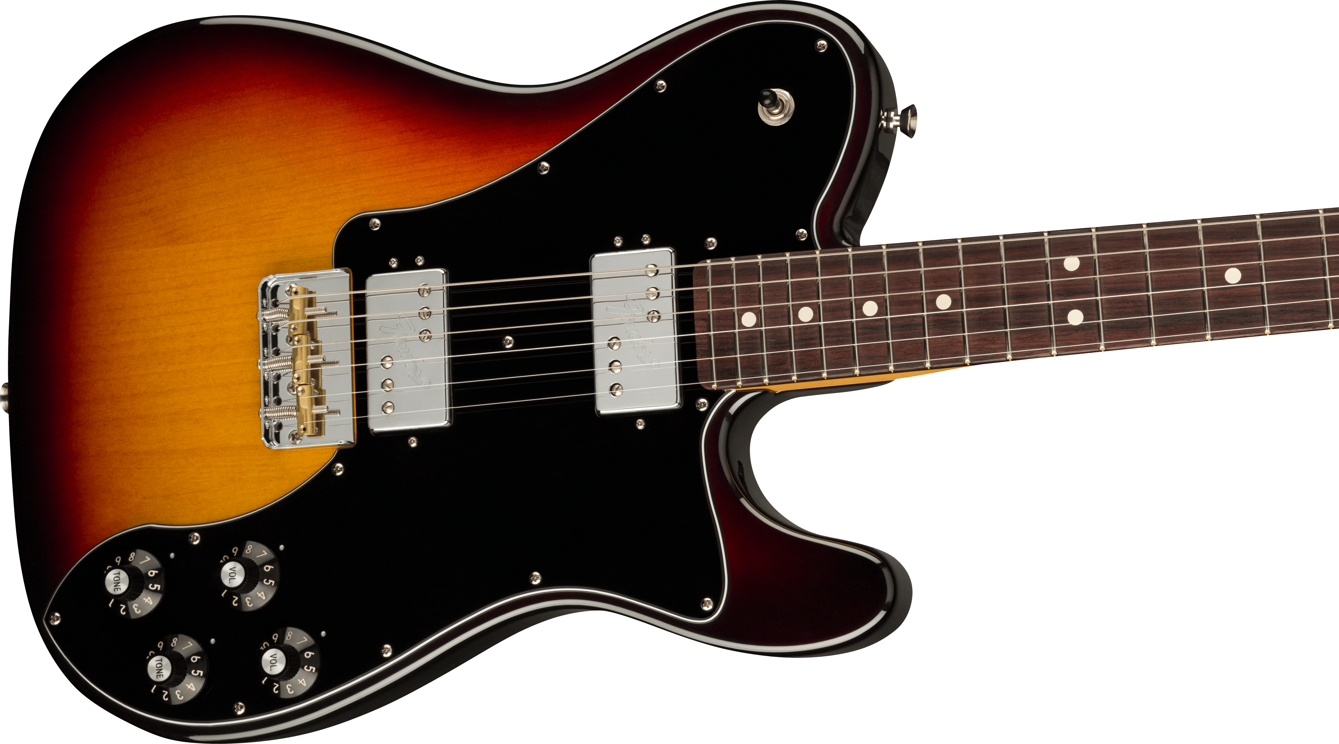 Fender® American Professional II Telecaster® Deluxe, Rosewood Fingerboard, 3-Color Sunburst