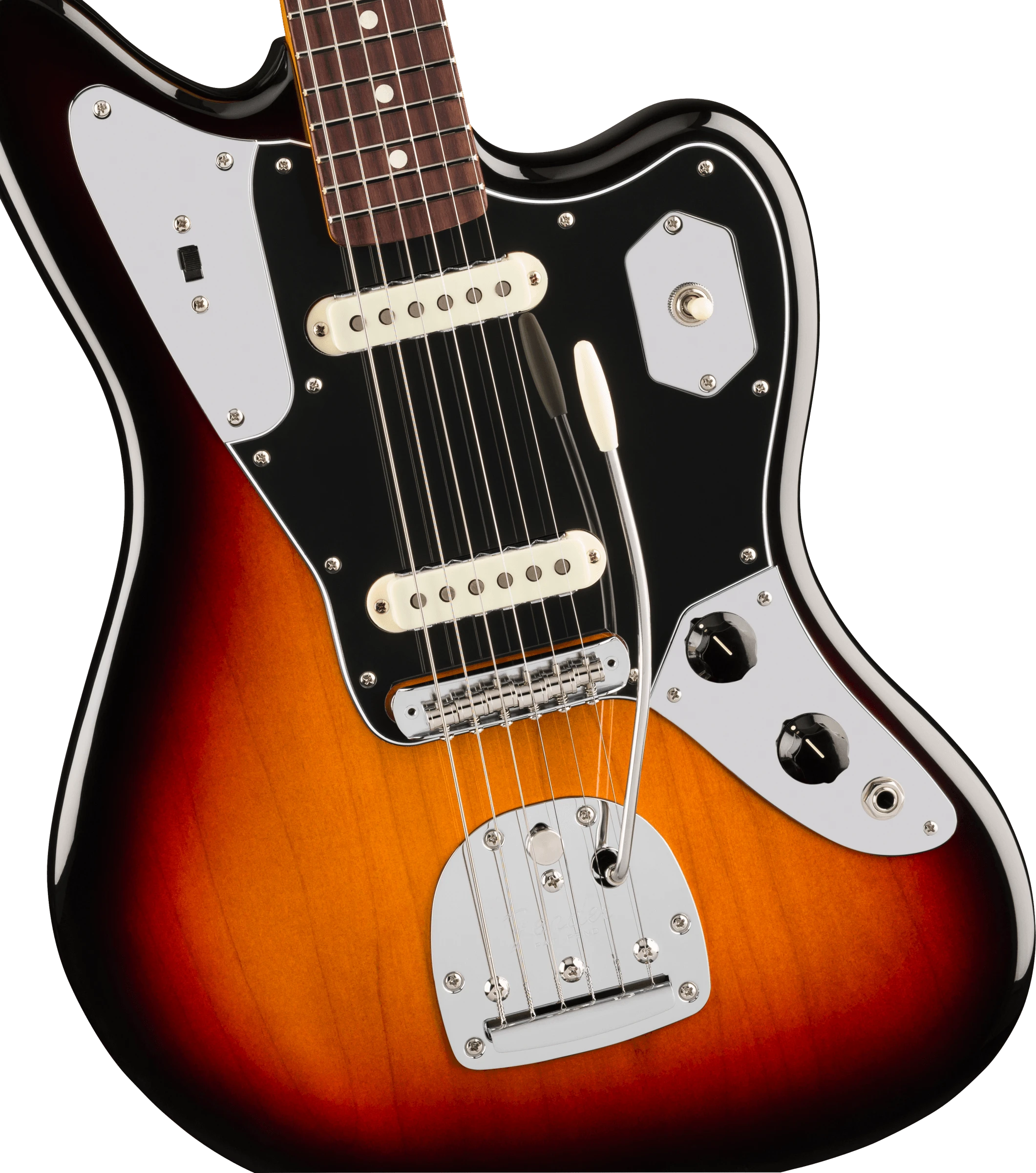 Fender® American Professional Classic Jaguar®, Rosewood Fingerboard, 3-Color Sunburst