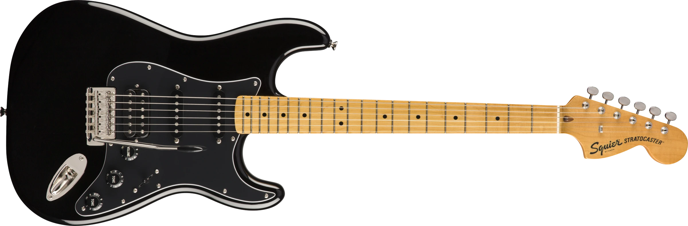 Squier® Classic Vibe '70s Stratocaster® HSS, Maple Fingerboard, Black