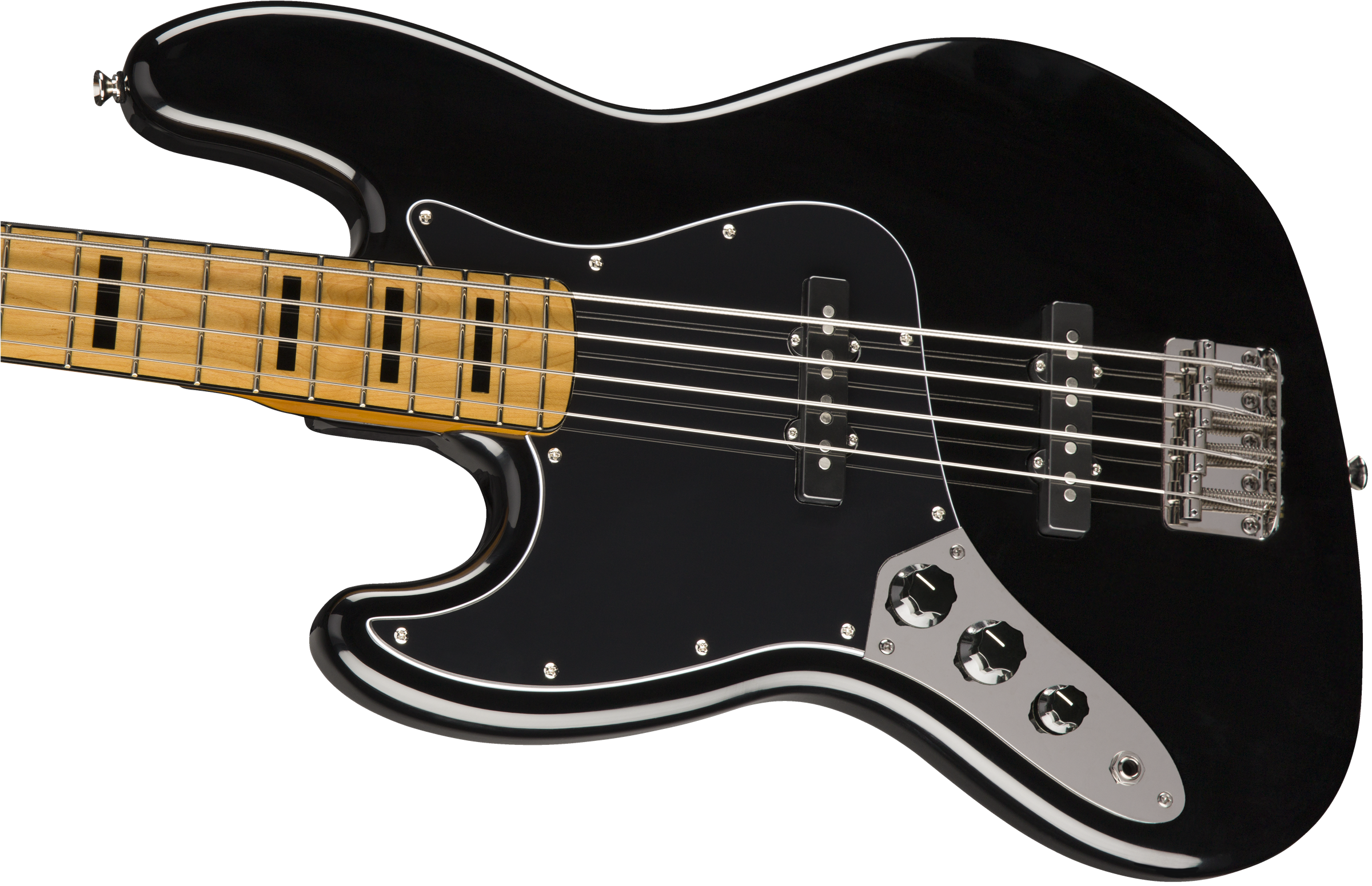 Squier® Classic Vibe '70s Jazz Bass® Left-Handed, Maple Fingerboard, Black