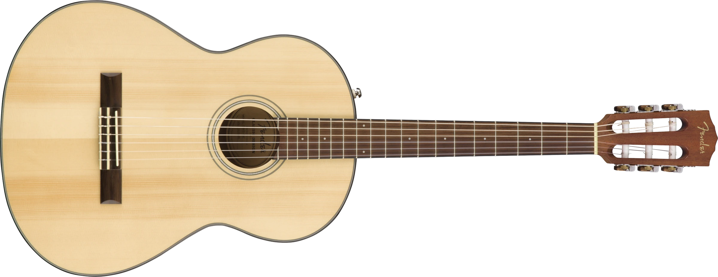 Fender® CN-60S Nylon, Walnut Fingerboard, Natural