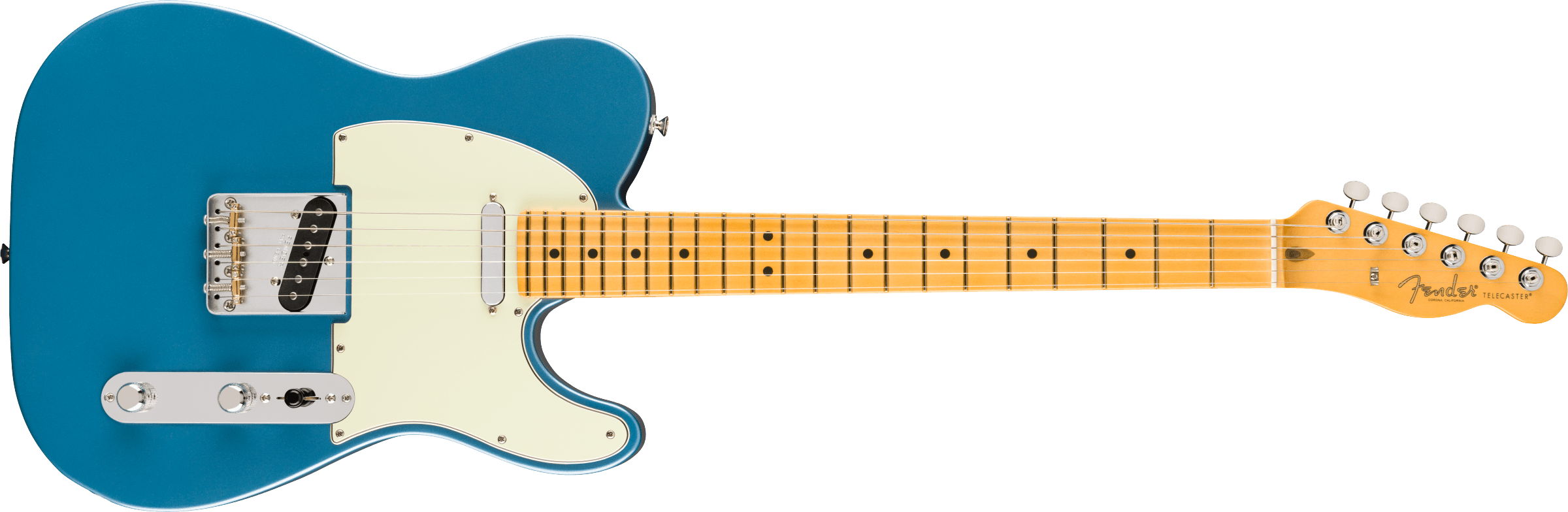 Fender® American Professional Classic Telecaster®, Maple Fingerboard, Faded Lake Placid Blue