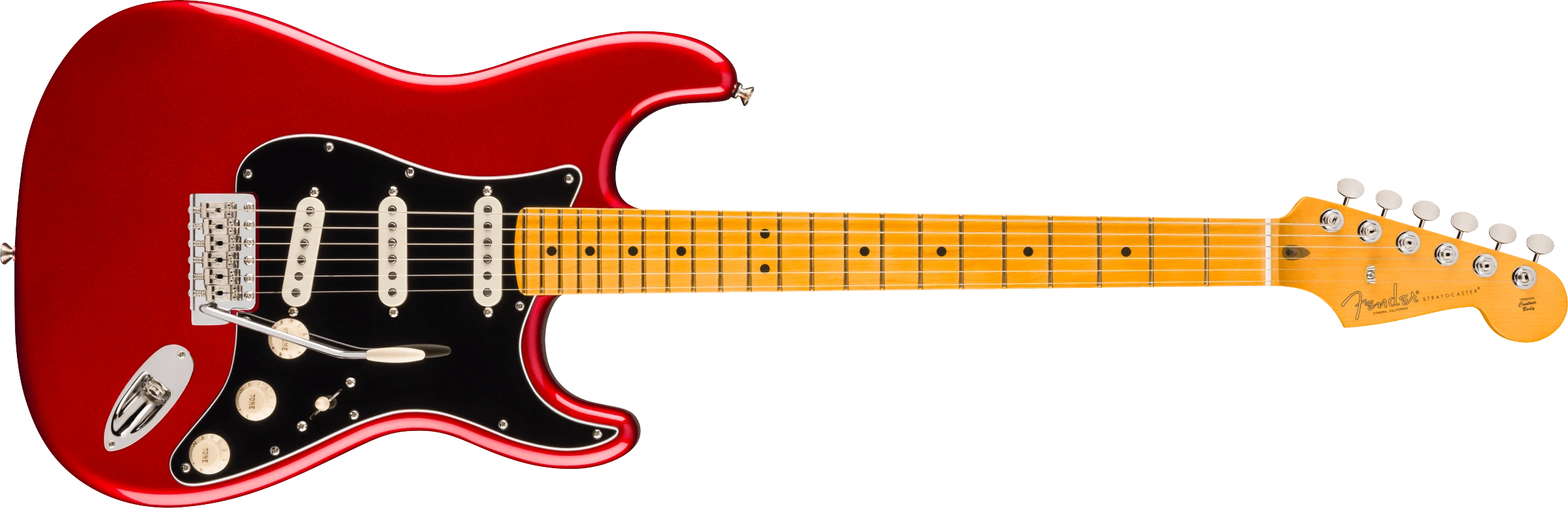 Fender® Limited Edition American Professional Classic Stratocaster® featuring the Fender® Silent System™, Maple Fingerboard, Candy Apple Red