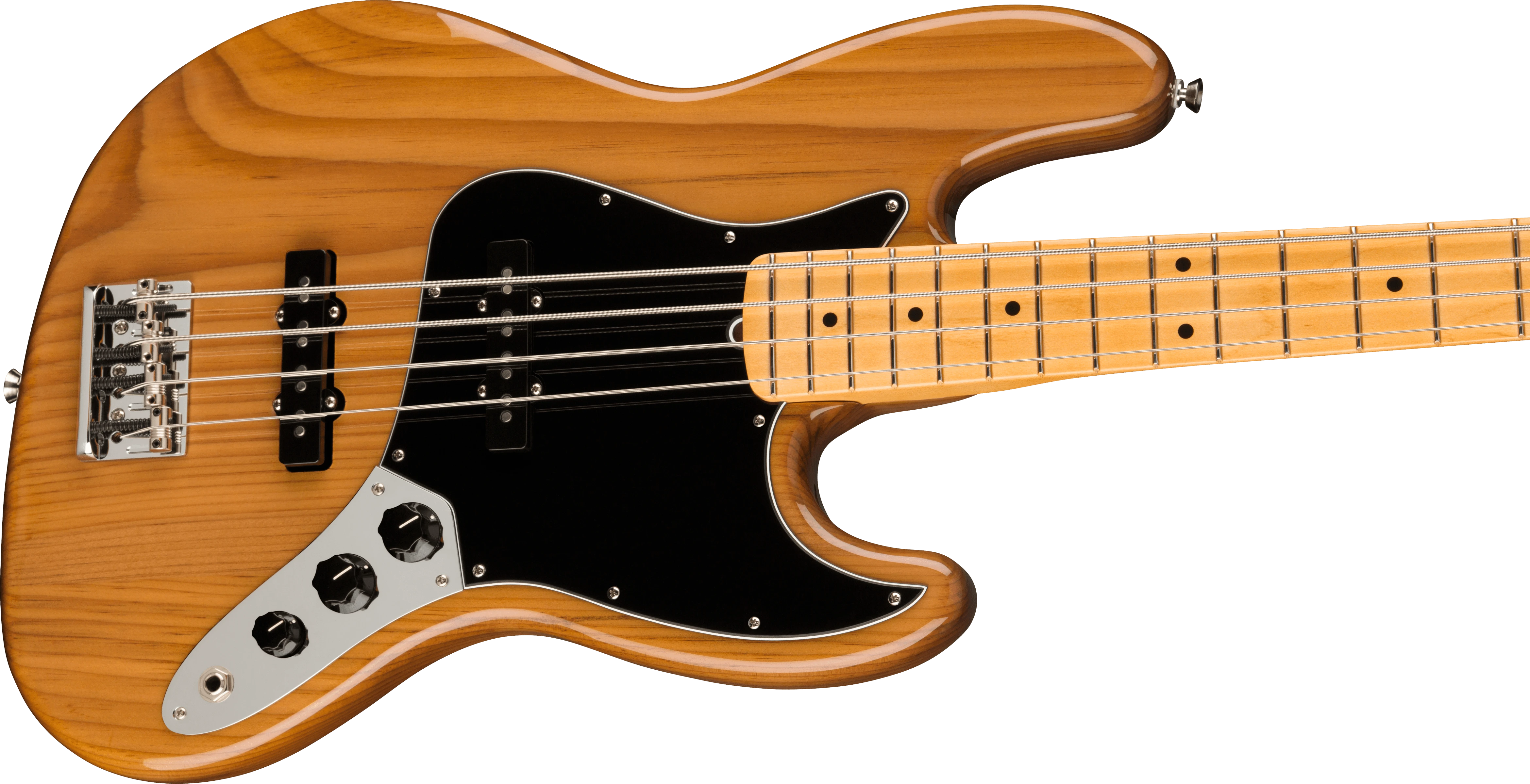 Fender® American Professional II Jazz Bass®, Maple Fingerboard, Roasted Pine