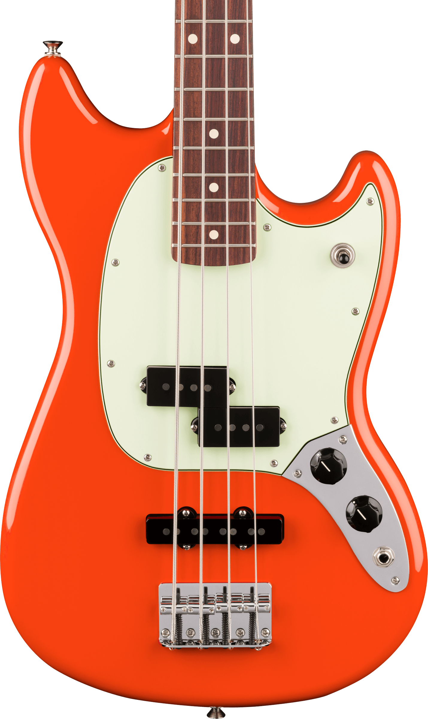 Fender® Player II Mustang® Bass PJ, Rosewood Fingerboard, Rallye Orange