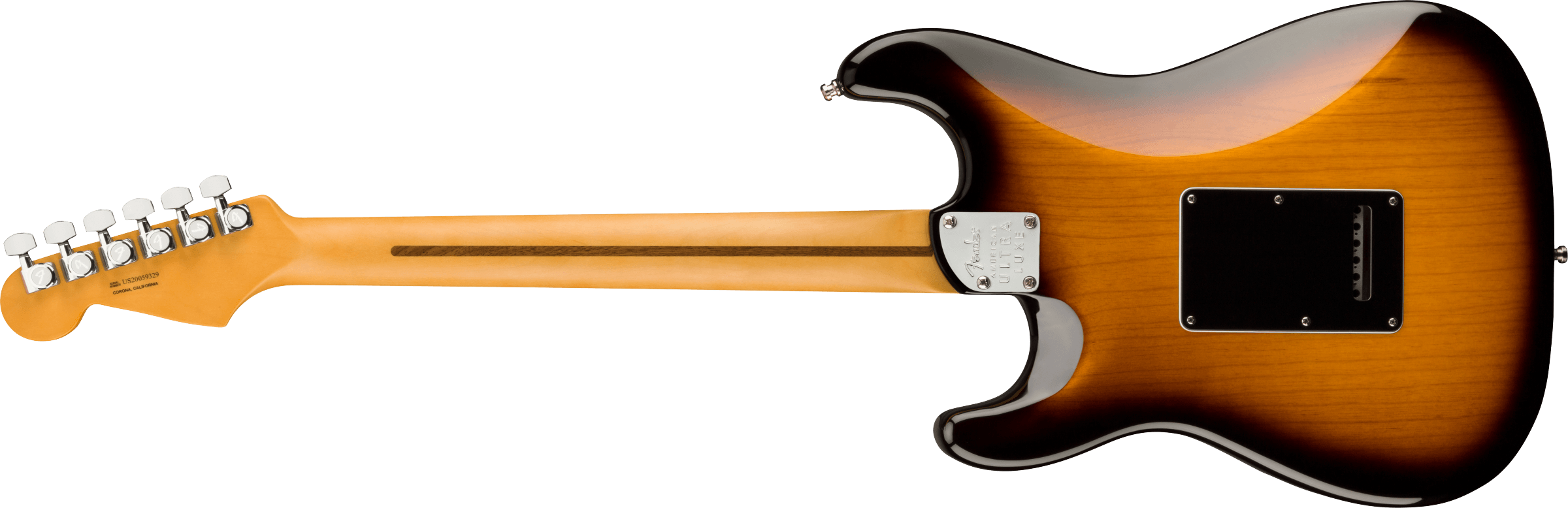 Fender® American Ultra Luxe Stratocaster®, Maple Fingerboard, 2-Color Sunburst