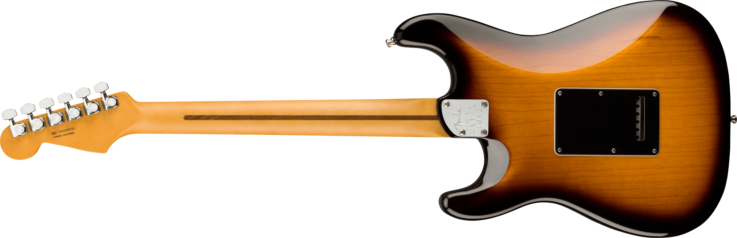 Fender® American Ultra Luxe Stratocaster®, Maple Fingerboard, 2-Color Sunburst