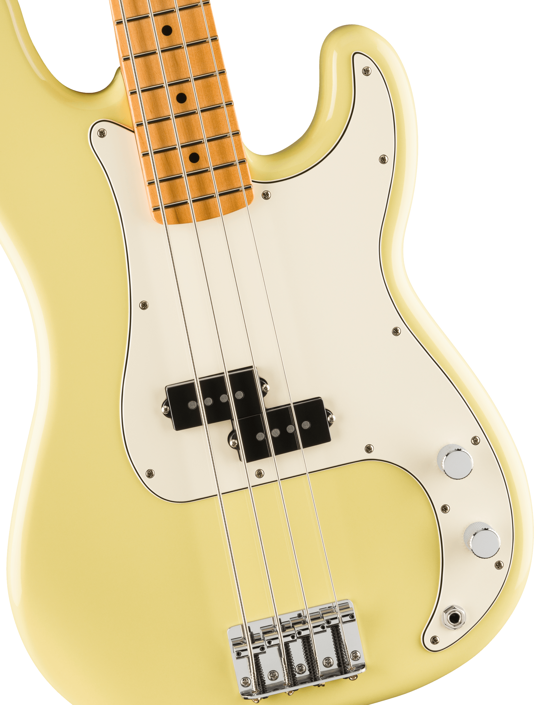 Fender® Player II Precision Bass®, Maple Fingerboard, Hialeah Yellow