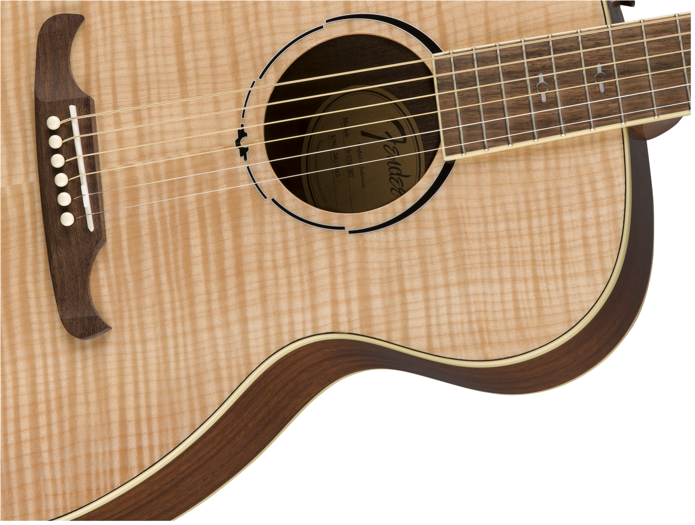 Fender® FA-235E Concert, Walnut Fingerboard, Natural  Fender® FA-235E Concert, Walnut Fingerboard, Natural
