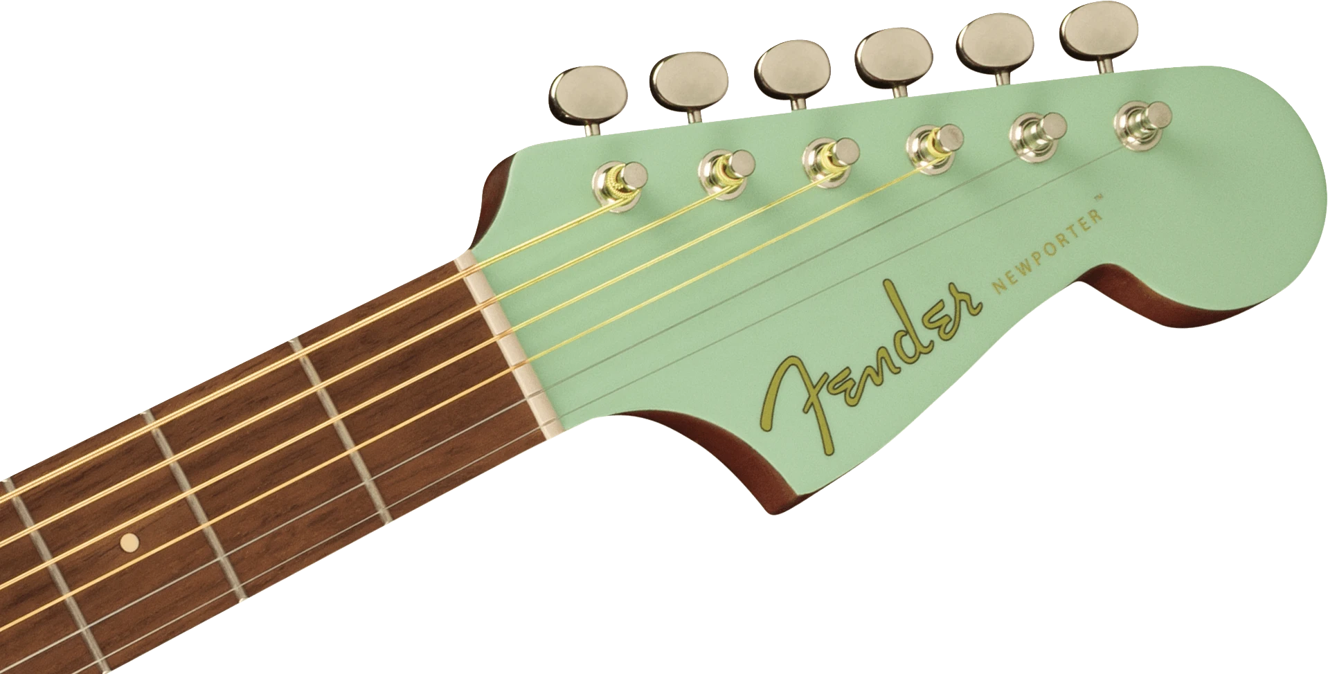 Fender® Newporter Player, Walnut Fingerboard, White Pickguard, Surf Green