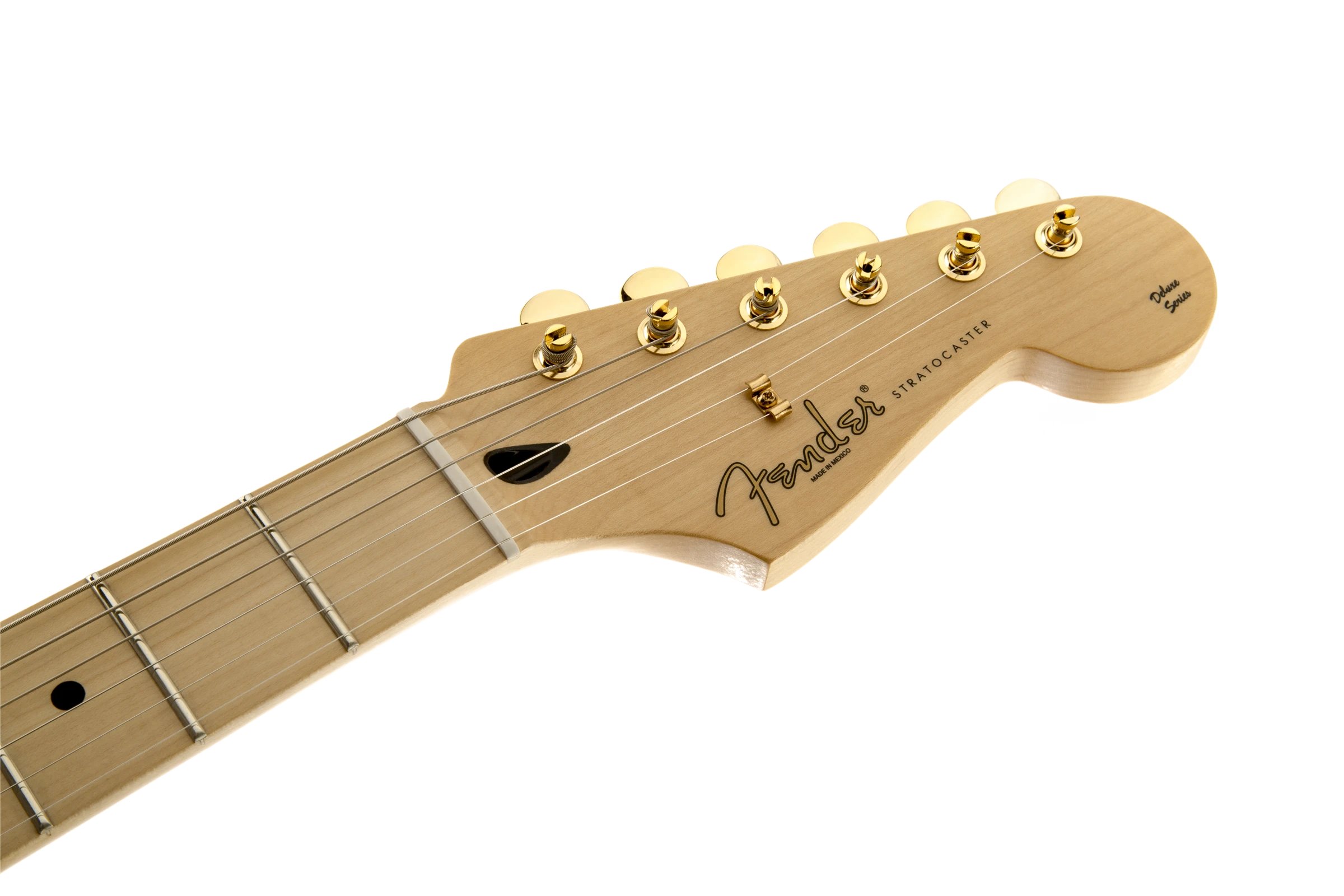 Fender® Deluxe Players Strat®, Maple Fingerboard, Saphire Blue Transparent