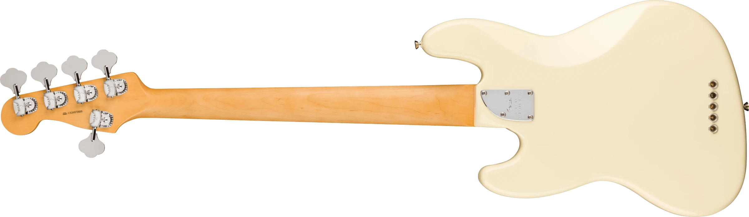 Fender® American Professional II Jazz Bass® V, Rosewood Fingerboard, Olympic White