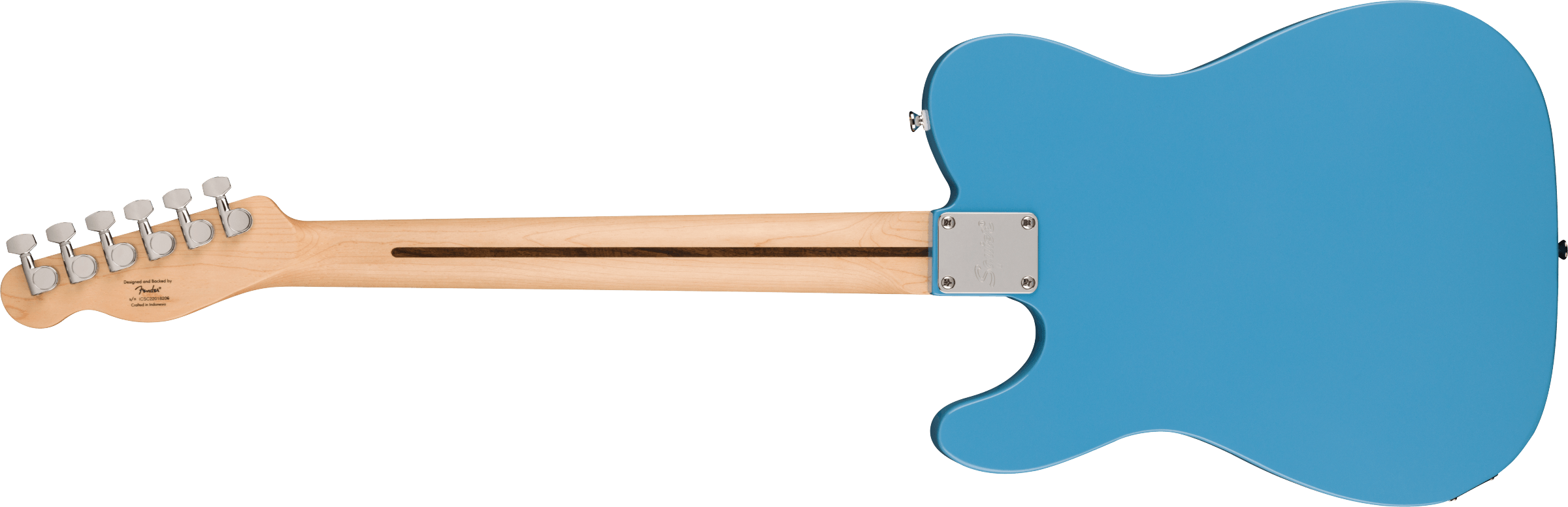 Squier® Squier Sonic® Telecaster®, Laurel Fingerboard, White Pickguard, California Blue