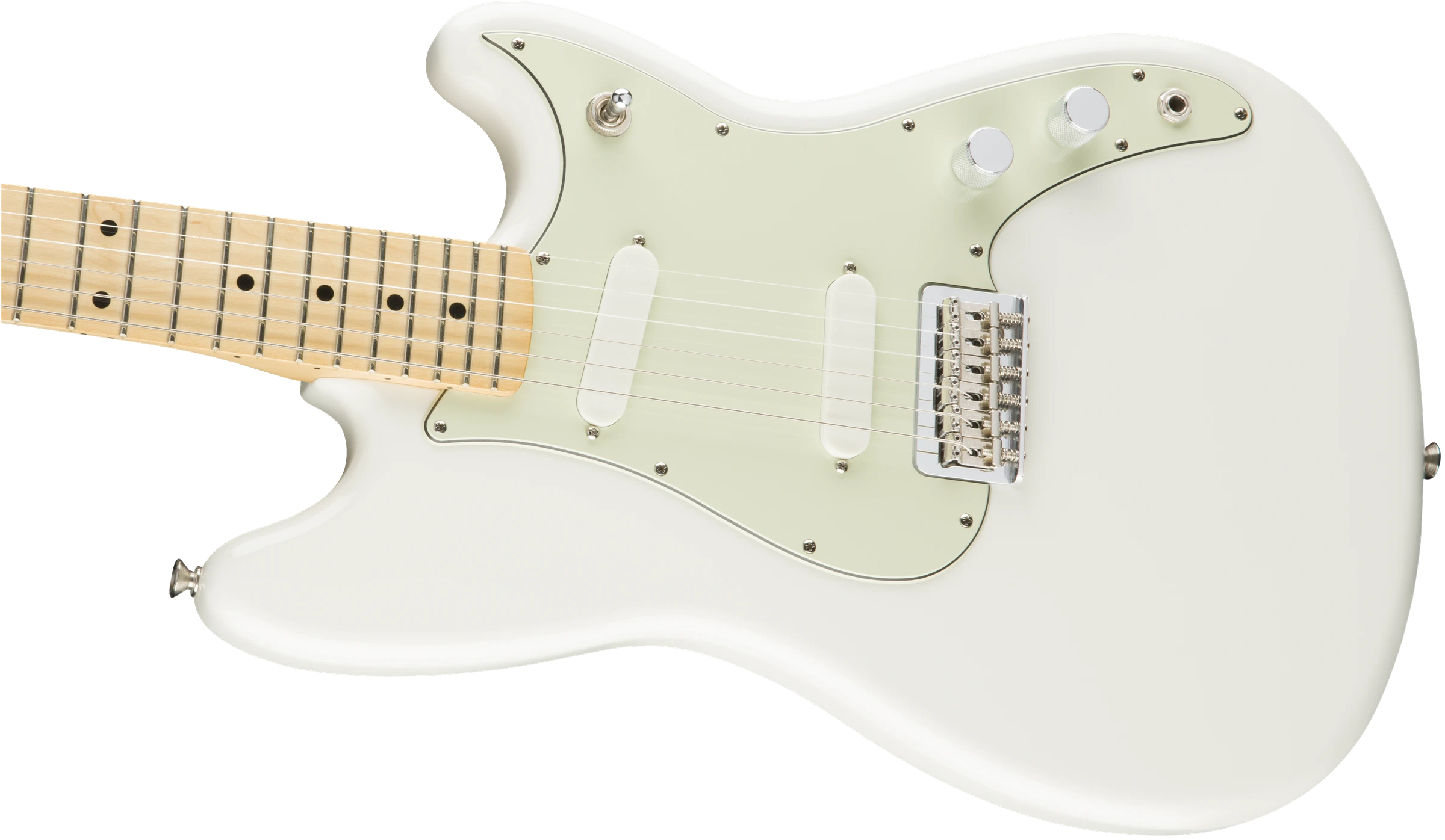 Fender® Duo-Sonic, Maple Fingerboard, Arctic White