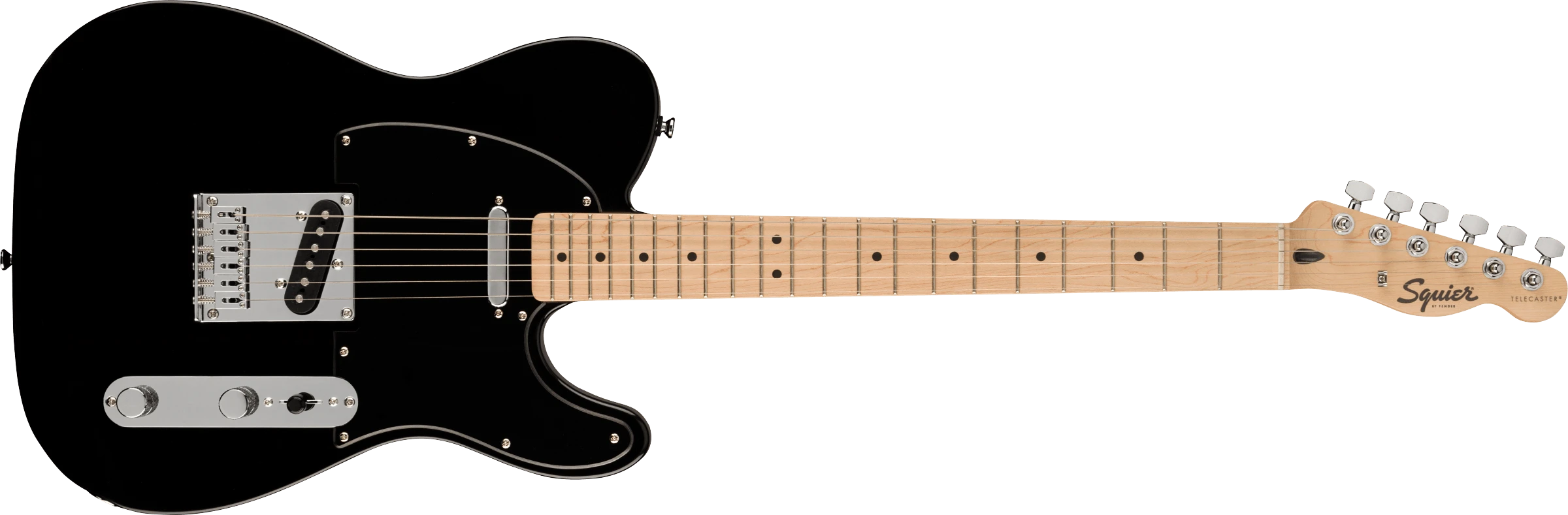 Squier® FSR Bullet® Telecaster®, Maple Fingerboard, Black Pickguard, Black