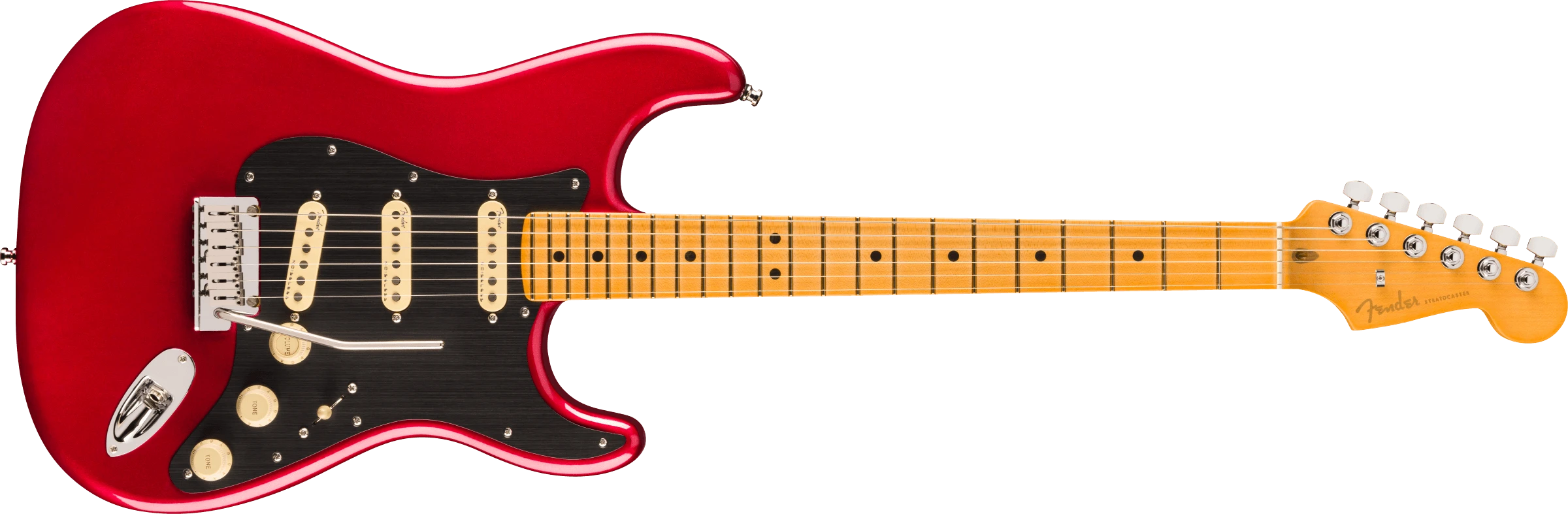 Fender® American Ultra II Stratocaster®, Maple Fingerboard, Sinister Red