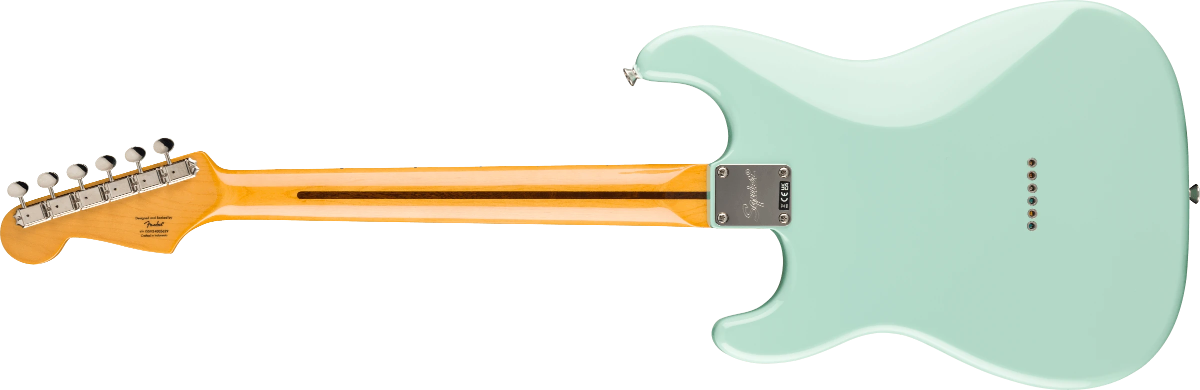 Squier® Classic Vibe™ '50s Stratocaster® HT, Maple Fingerboard, Parchment Pickguard, Surf Green