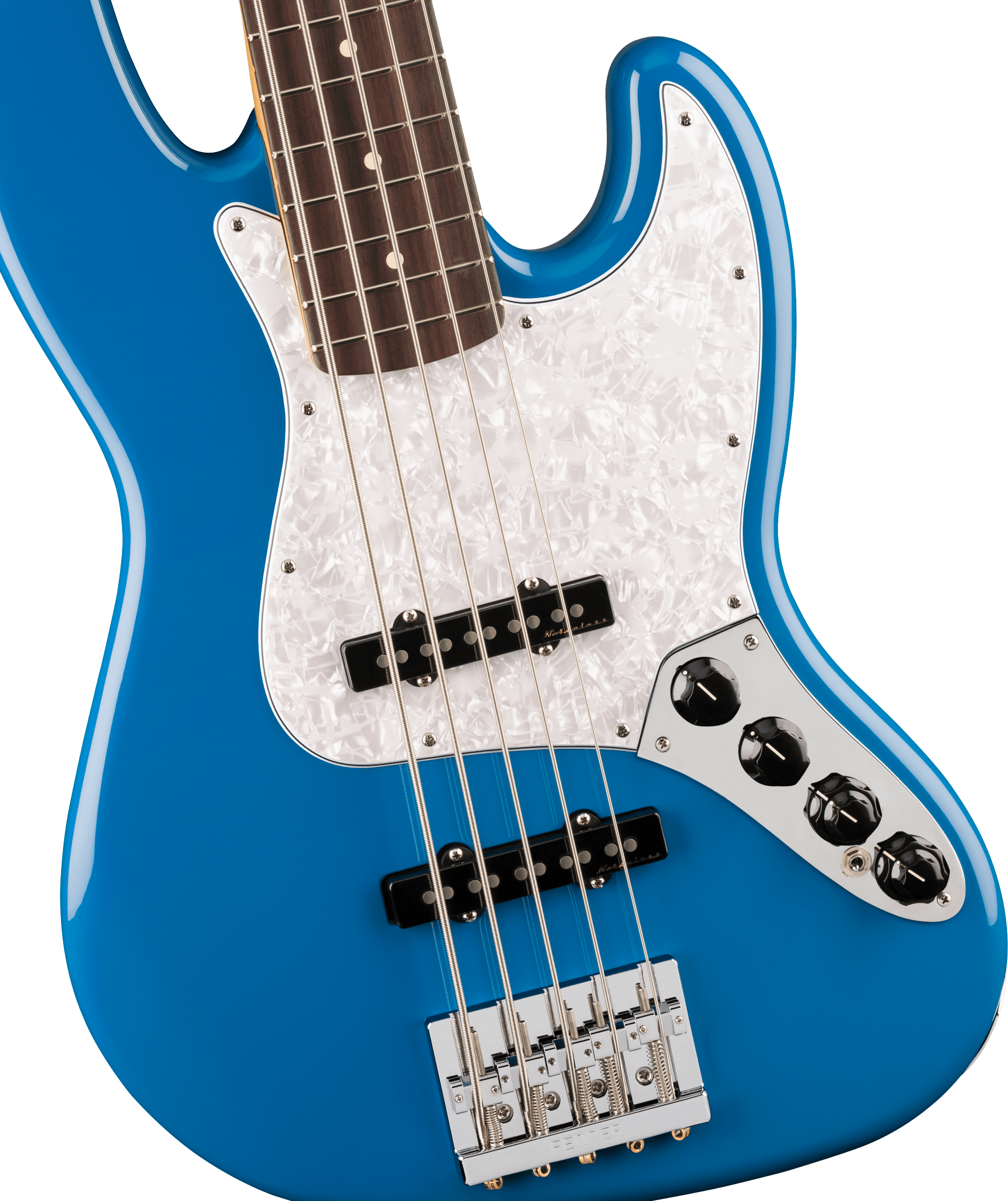 Fender® Player II Modified Active Jazz Bass® V, Rosewood Fingerboard, Electric Blue