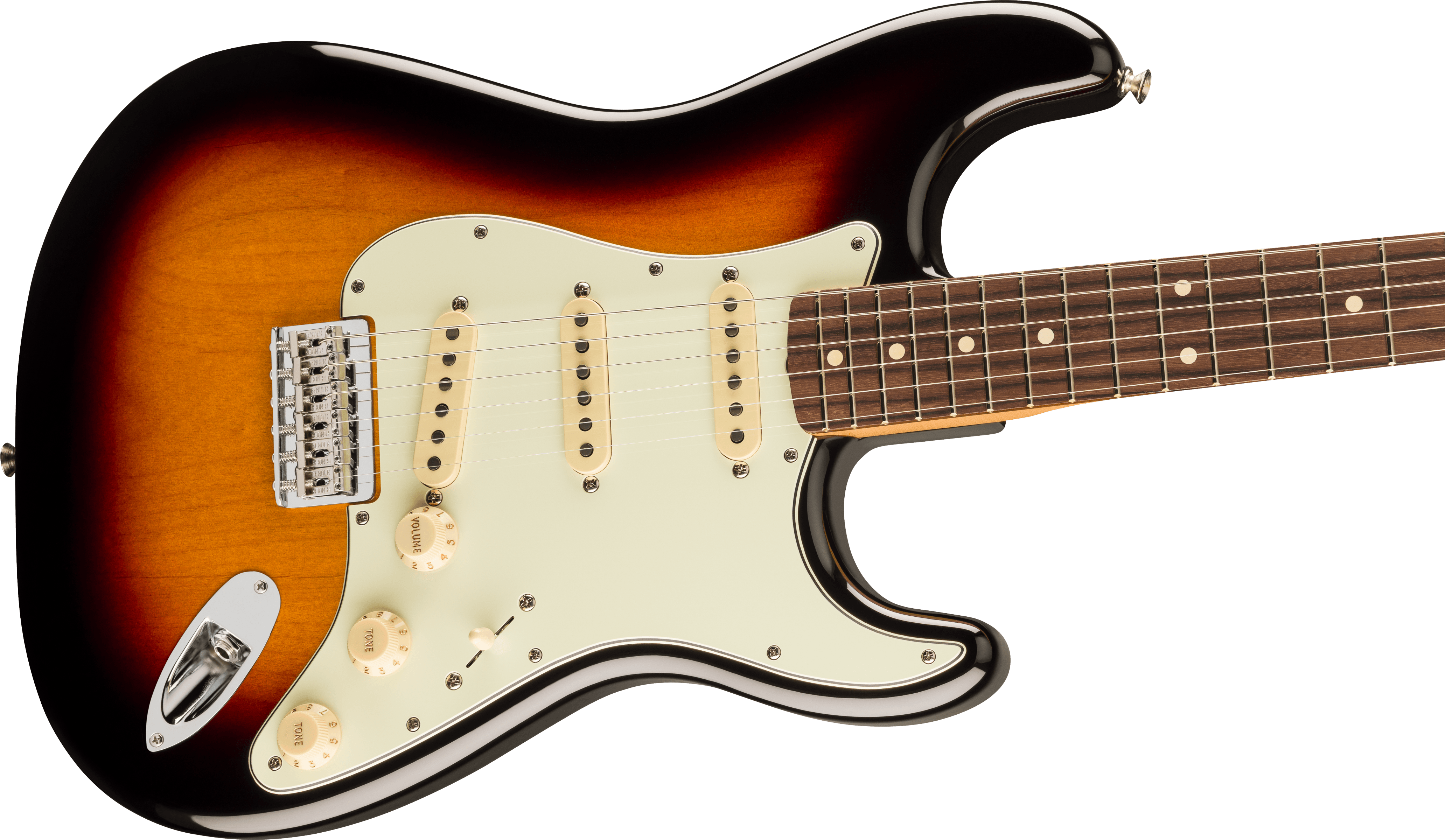 Fender® Robert Cray Stratocaster®, Rosewood Fingerboard, 3-Color Sunburst