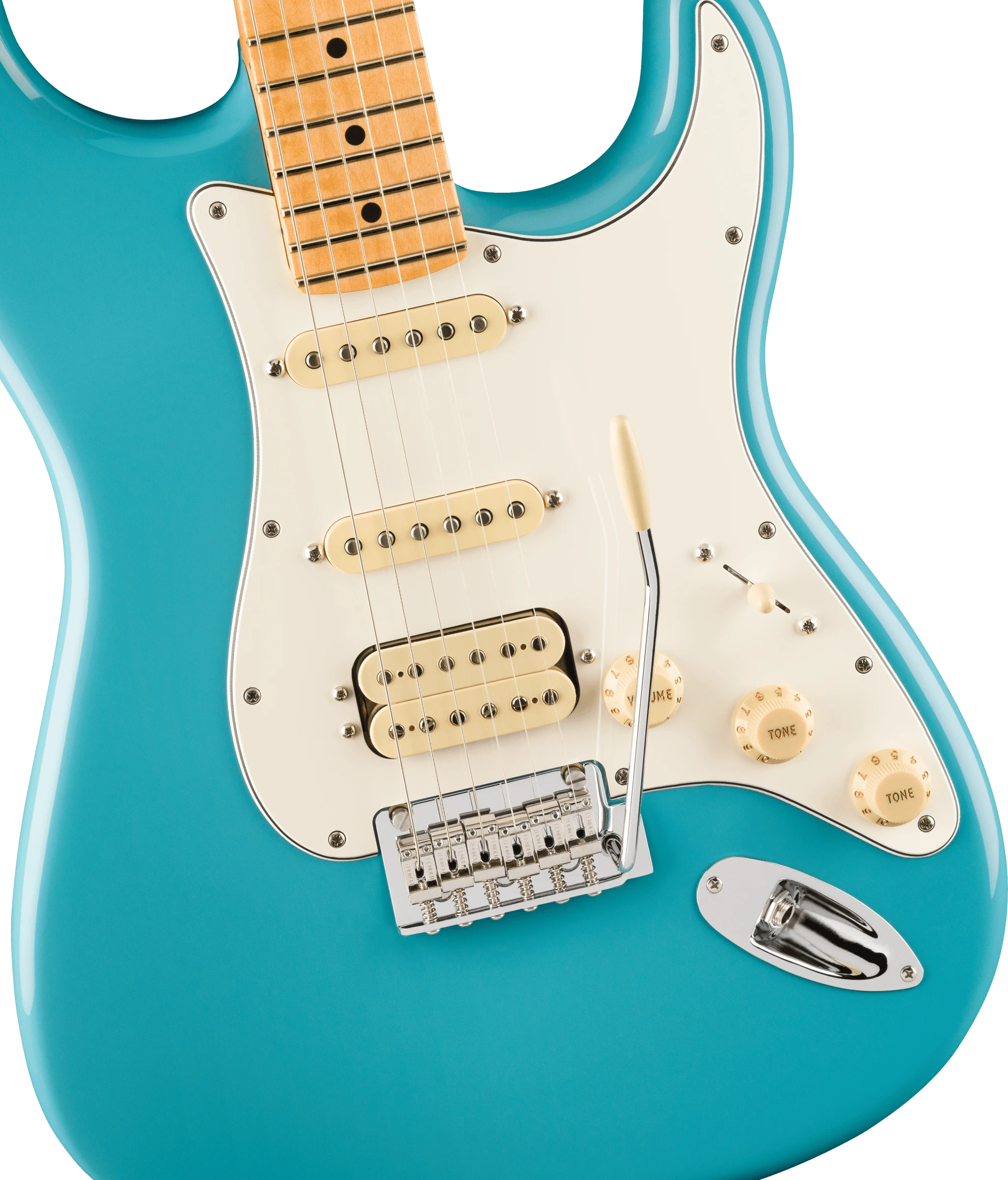 Fender® Player II Stratocaster® HSS, Maple Fingerboard, Aquatone Blue