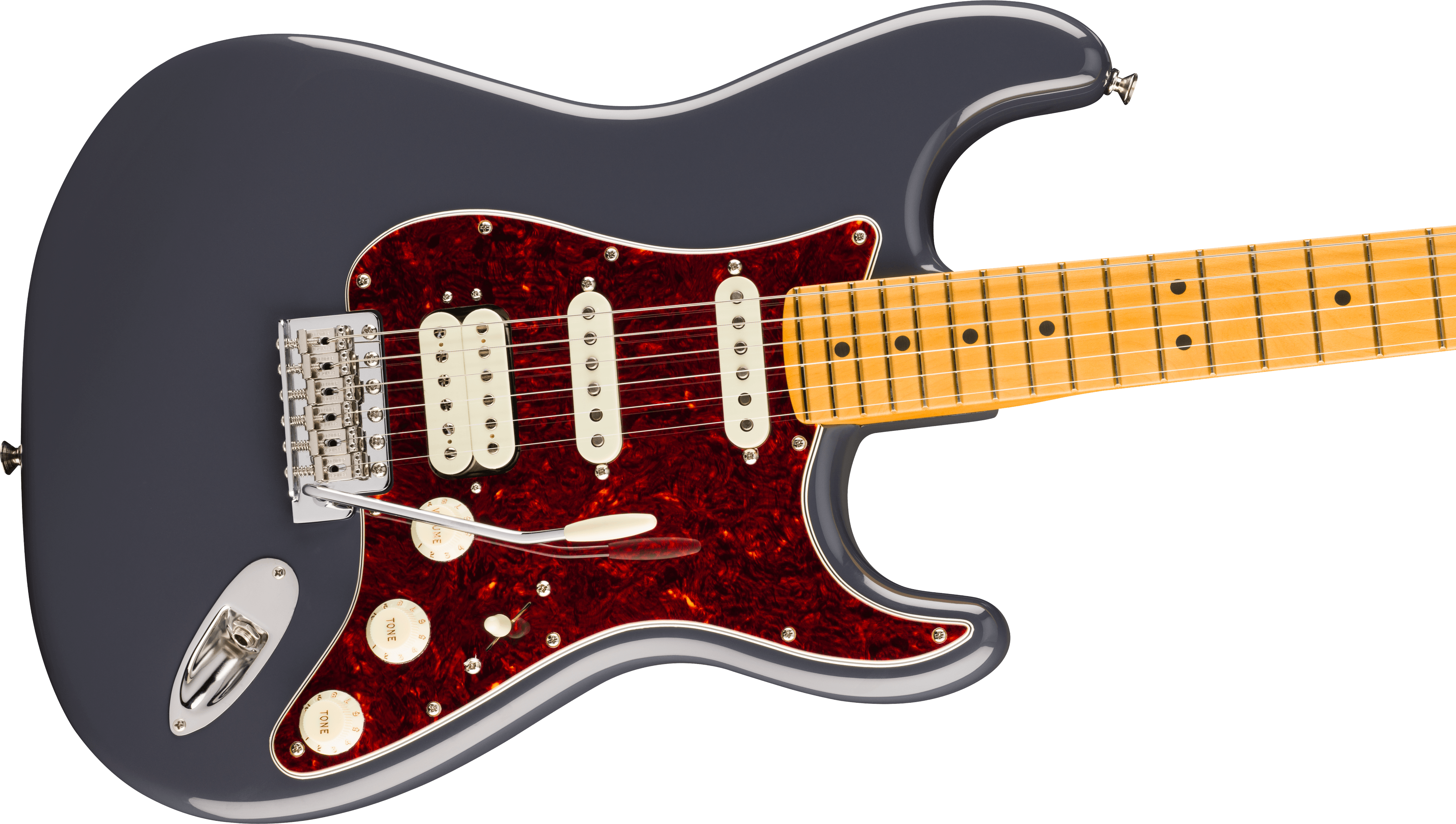 Fender® American Professional Classic Stratocaster® HSS, Maple Fingerboard, Faded Black