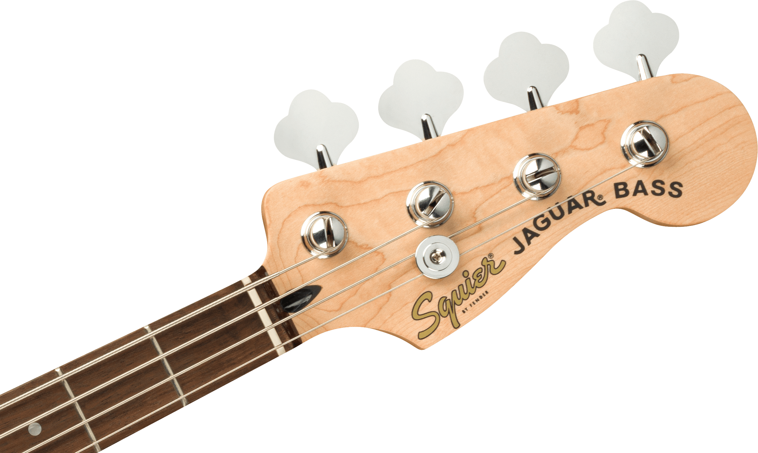 Squier® Affinity Series® Jaguar® Bass H, Laurel Fingerboard, Black Pickguard, Charcoal Frost Metallic