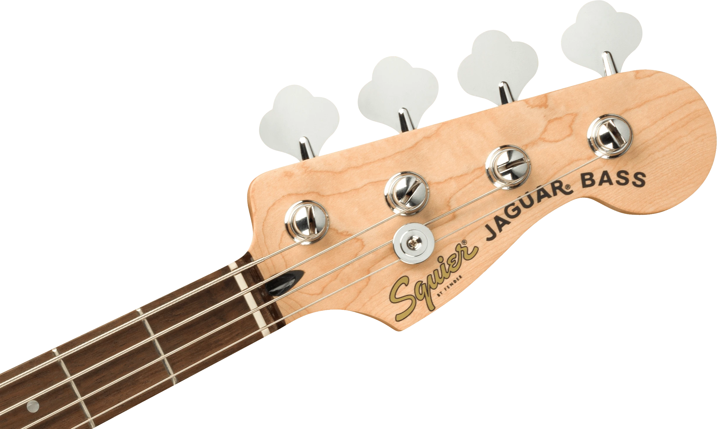 Squier® Affinity Series® Jaguar® Bass H, Laurel Fingerboard, Black Pickguard, Charcoal Frost Metallic