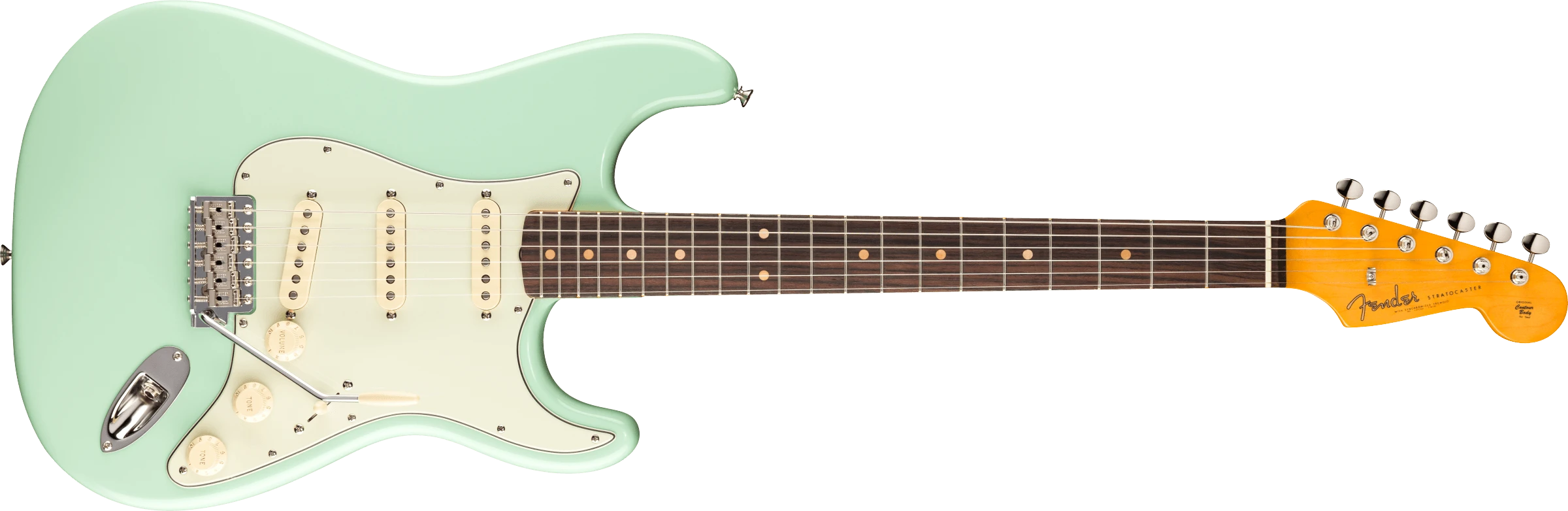 Fender® American Vintage II 1961 Stratocaster®, Rosewood Fingerboard, Surf Green