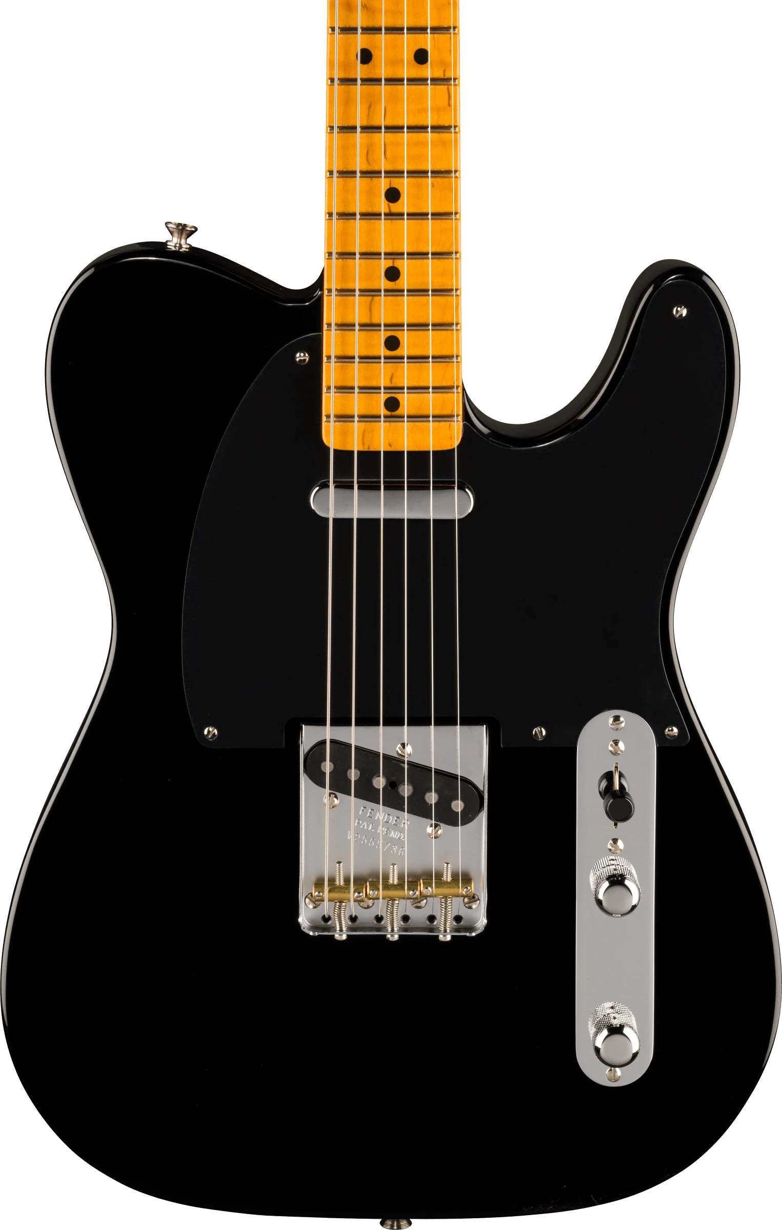 Fender® Limited Edition American Vintage II 1951 Telecaster®, Flame Maple Fingerboard, Black