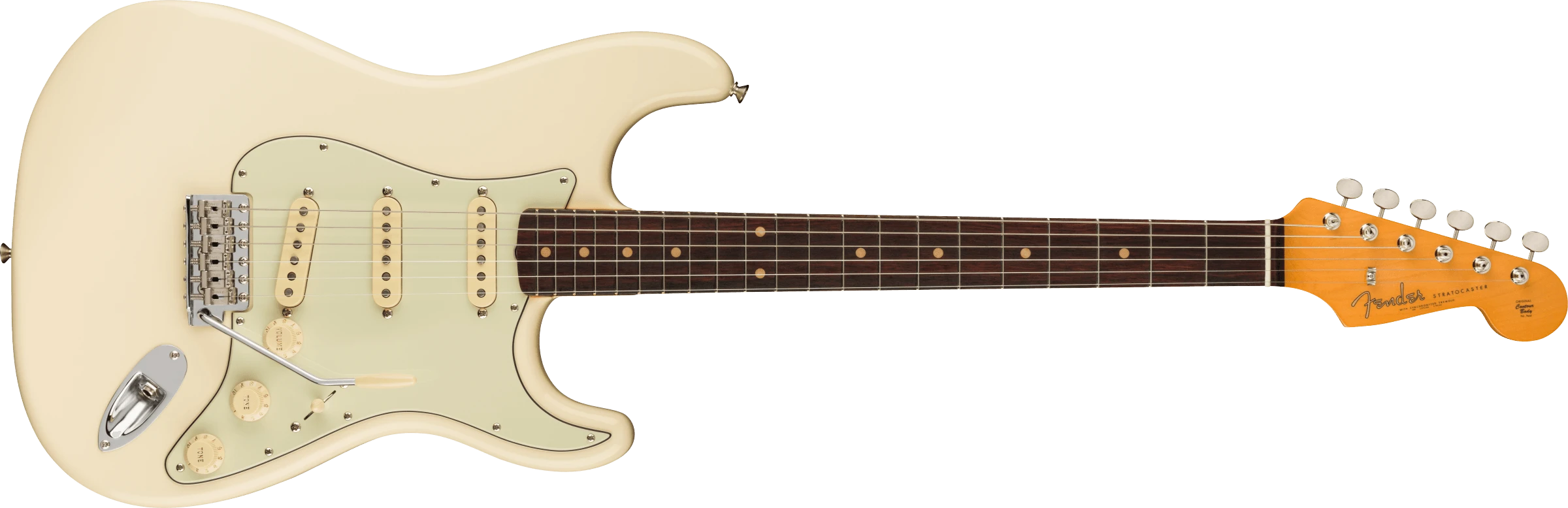 Fender® American Vintage II 1961 Stratocaster®, Rosewood Fingerboard, Olympic White