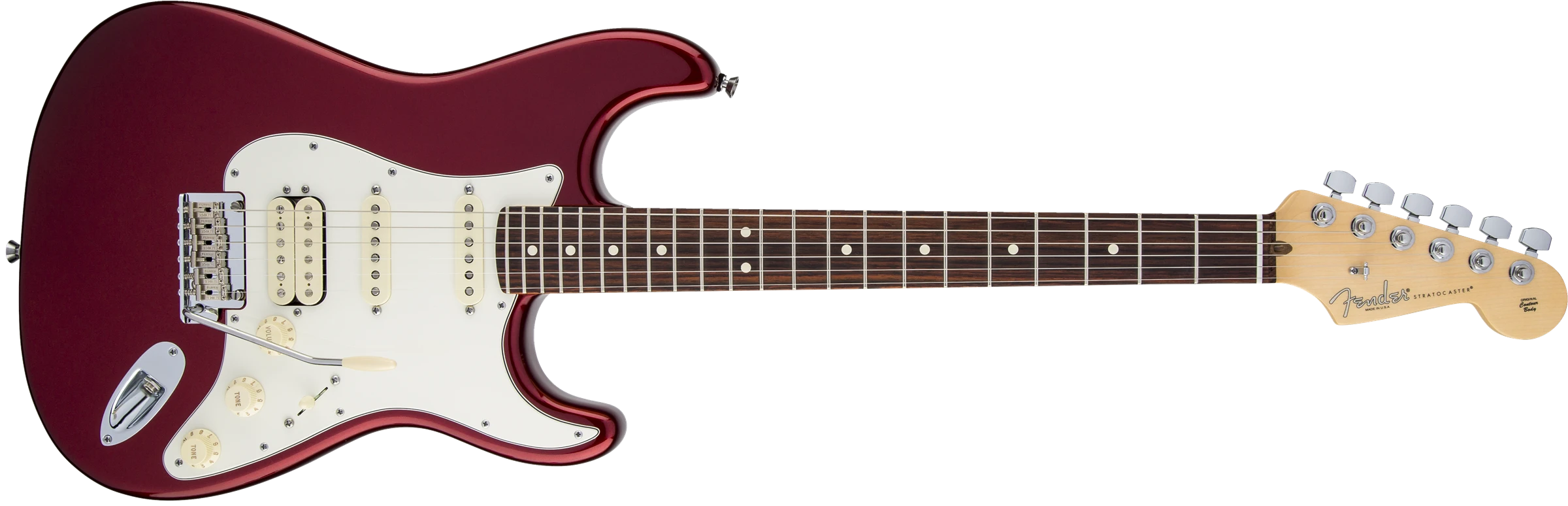 Fender® American Standard Stratocaster® HSS, Rosewood Fingerboard, Mystic Red