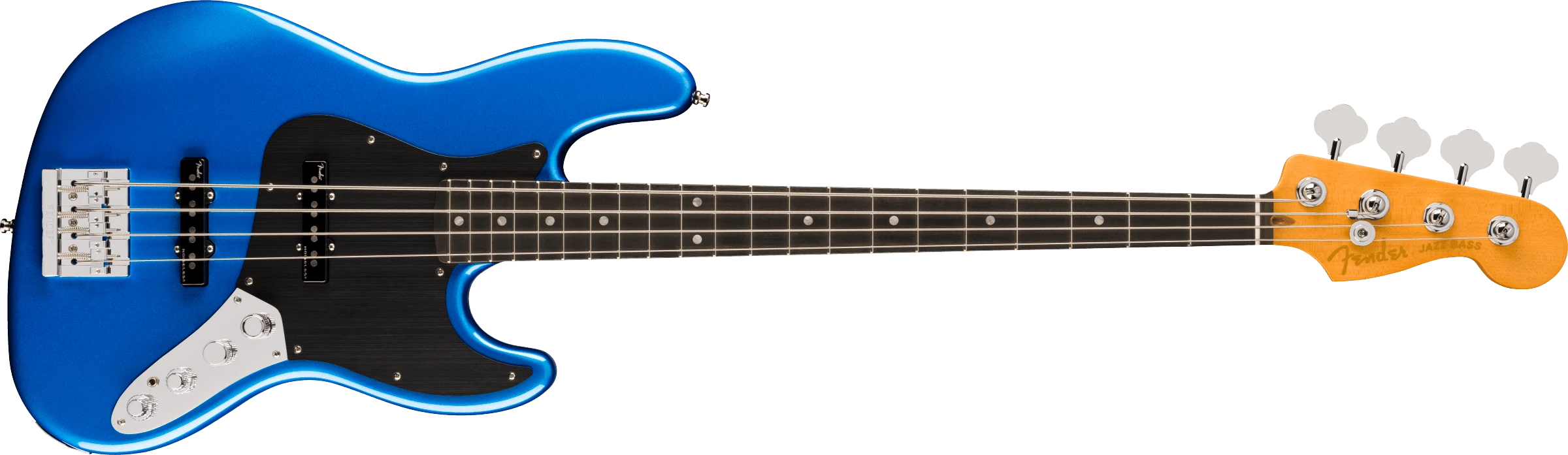 Fender® American Ultra II Jazz Bass®, Ebony Fingerboard,  Noble Blue