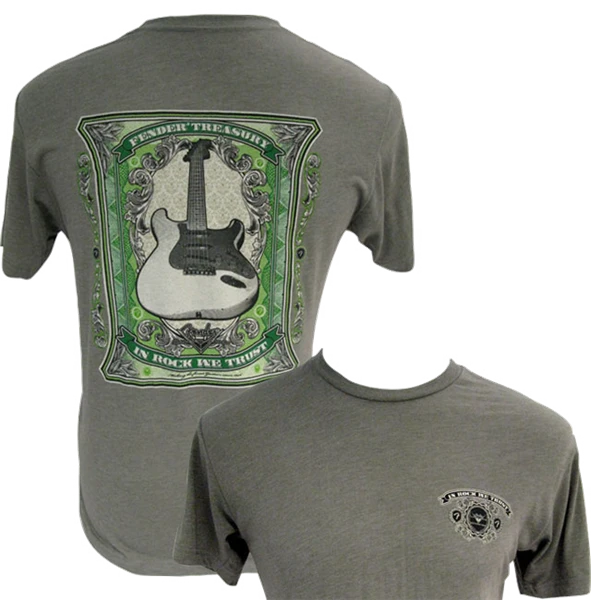 Fender® Bill T-Shirt, Grey, M