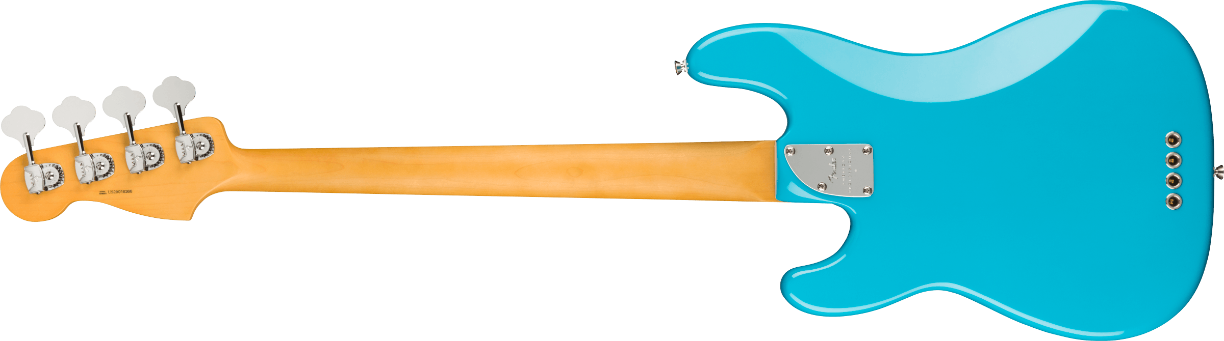 Fender® American Professional II Precision Bass®, Maple Fingerboard, Miami Blue