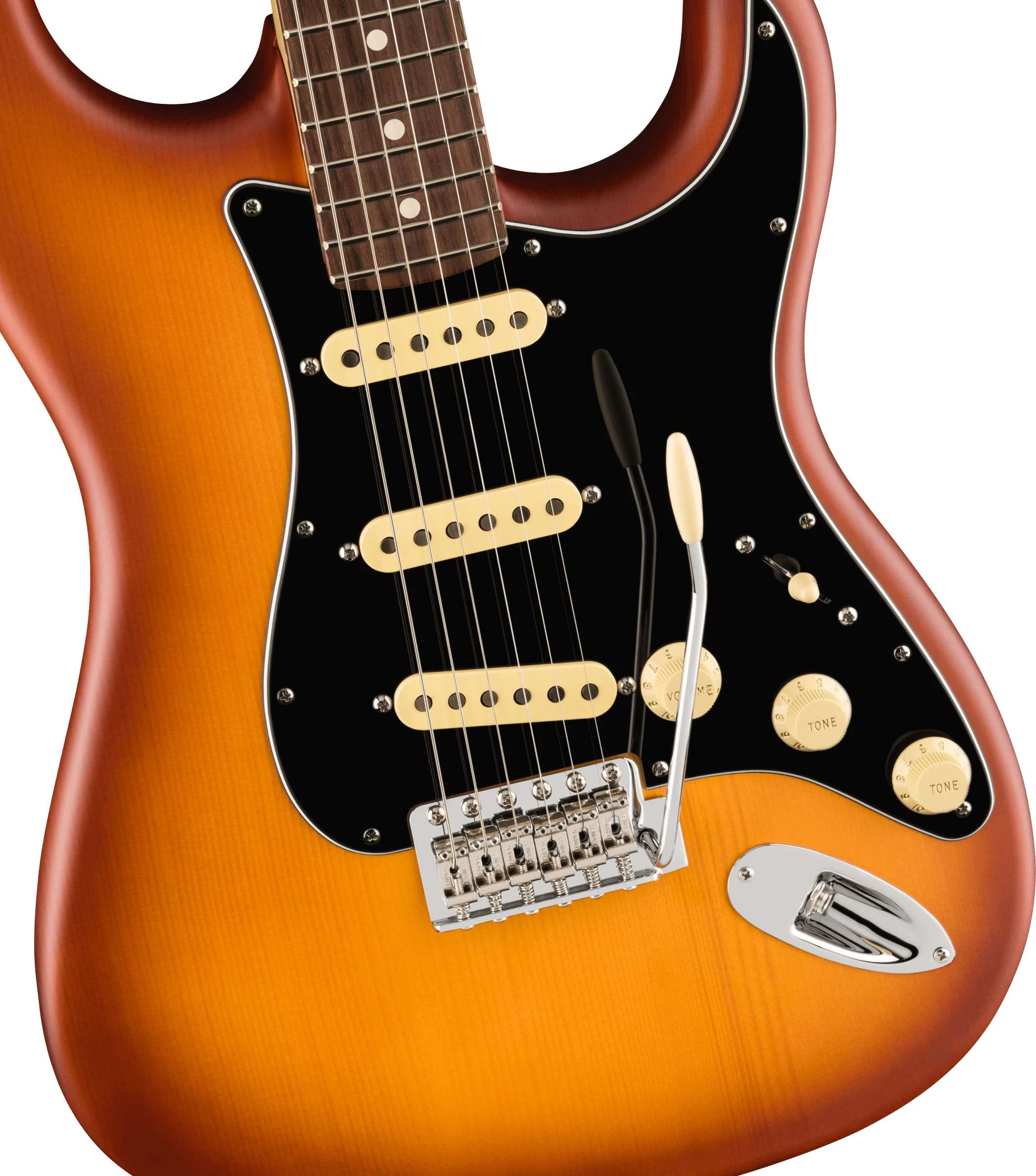 Fender® Limited Edition American Performer Timber Spruce Stratocaster®, Rosewood Fingerboard, Honey Burst