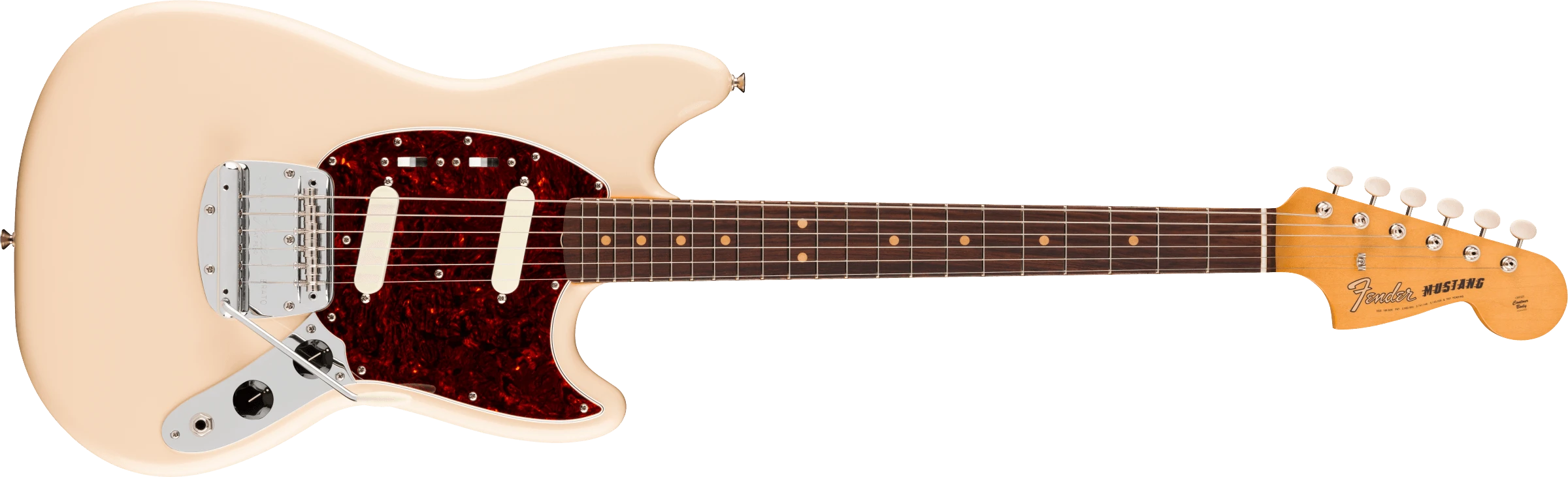 Fender® Vintera® III Mid '60s Mustang®, Rosewood Fingerboard, Olympic White