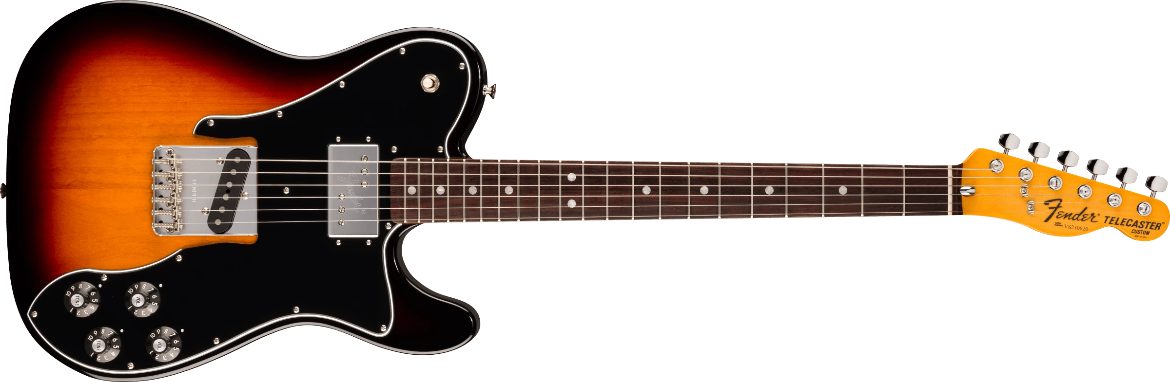 Fender® American Vintage II 1977 Telecaster® Custom, Rosewood Fingerboard, 3-Color Sunburst