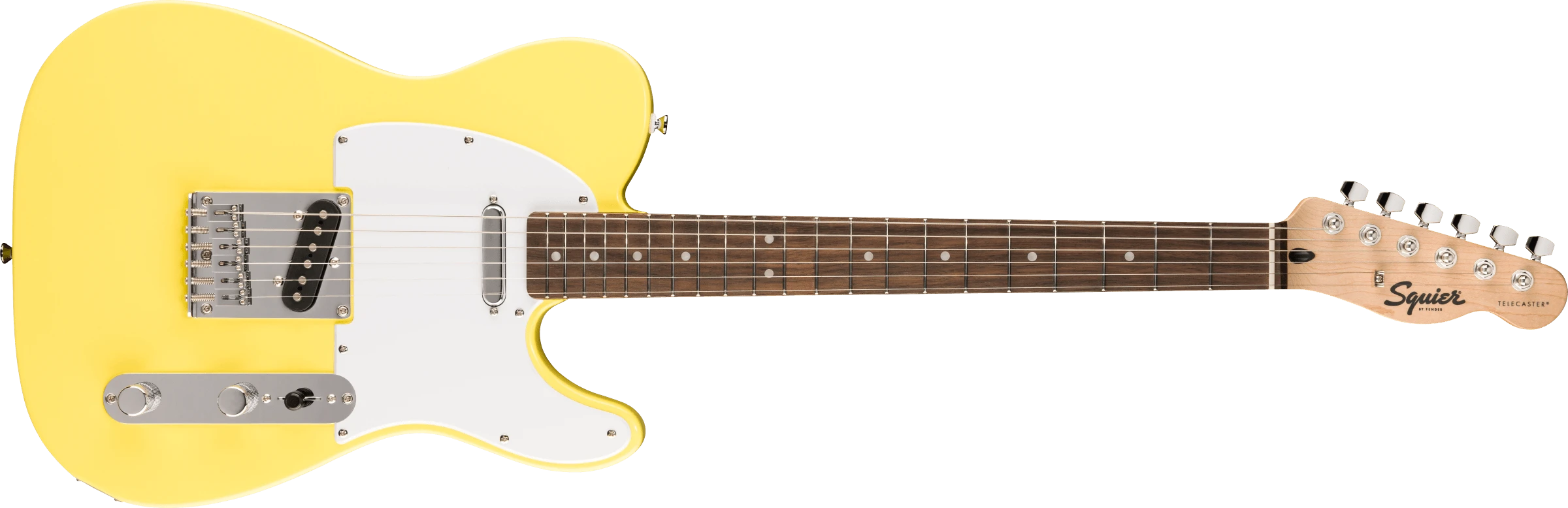 Squier® Sonic® Telecaster®, Laurel Fingerboard, White Pickguard, Canary Yellow