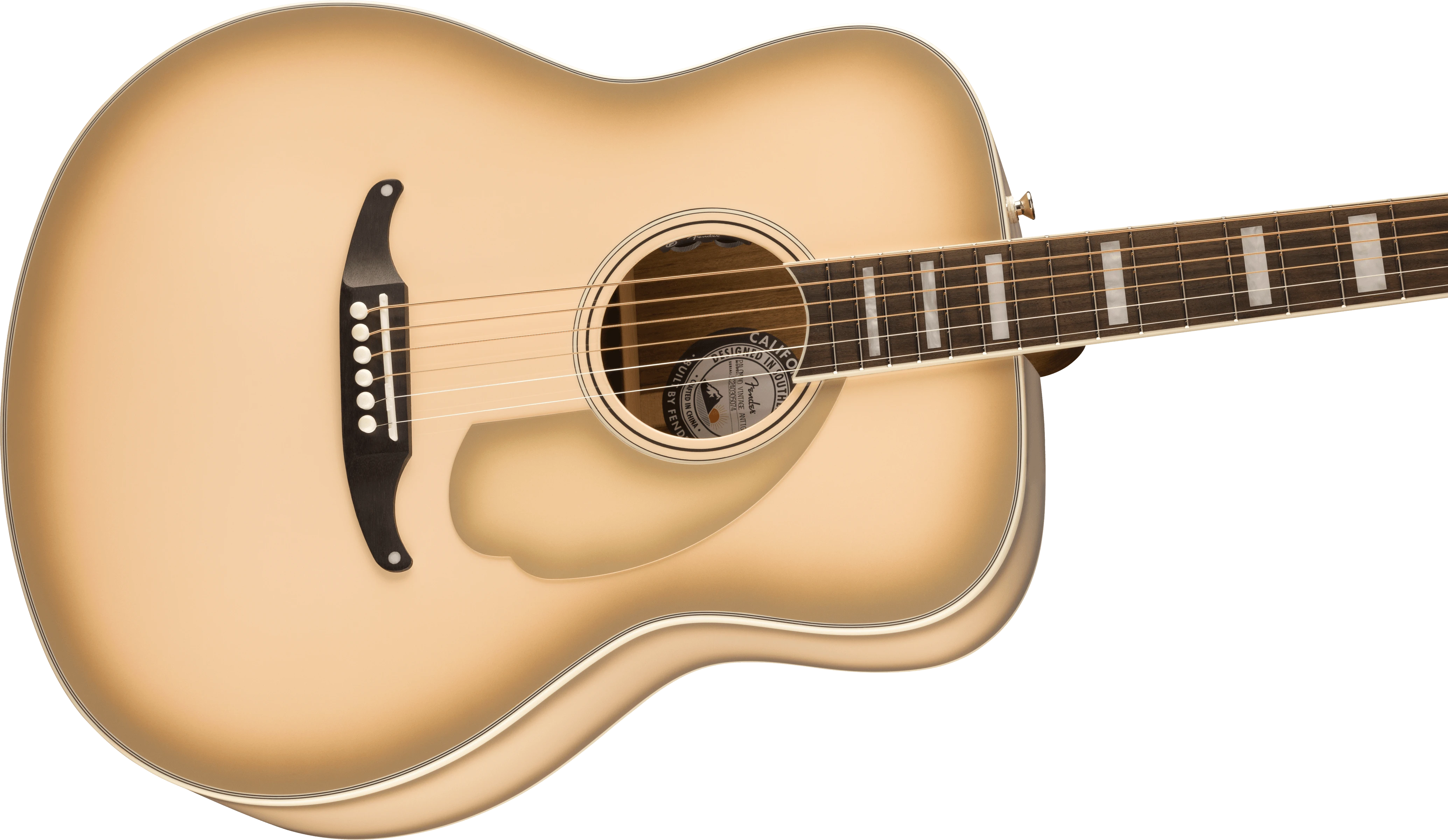 Fender® Limited Edition California Vintage Palomino with Case, Antigua Pickguard, Antigua