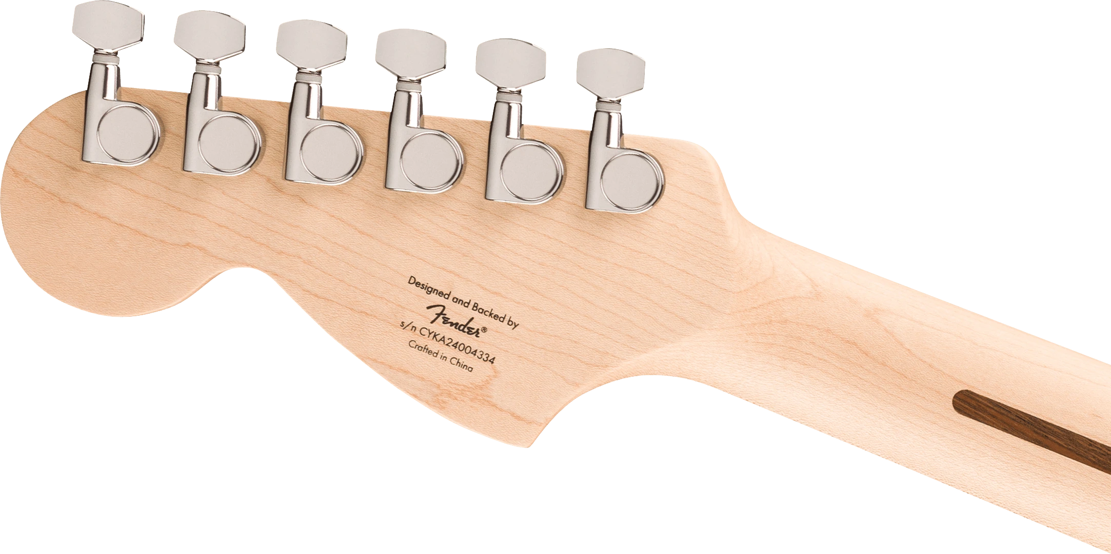 Squier® Affinity Series™ Stratocaster® Junior HSS, Laurel Fingerboard, White Pickguard, 3-Color Sunburst